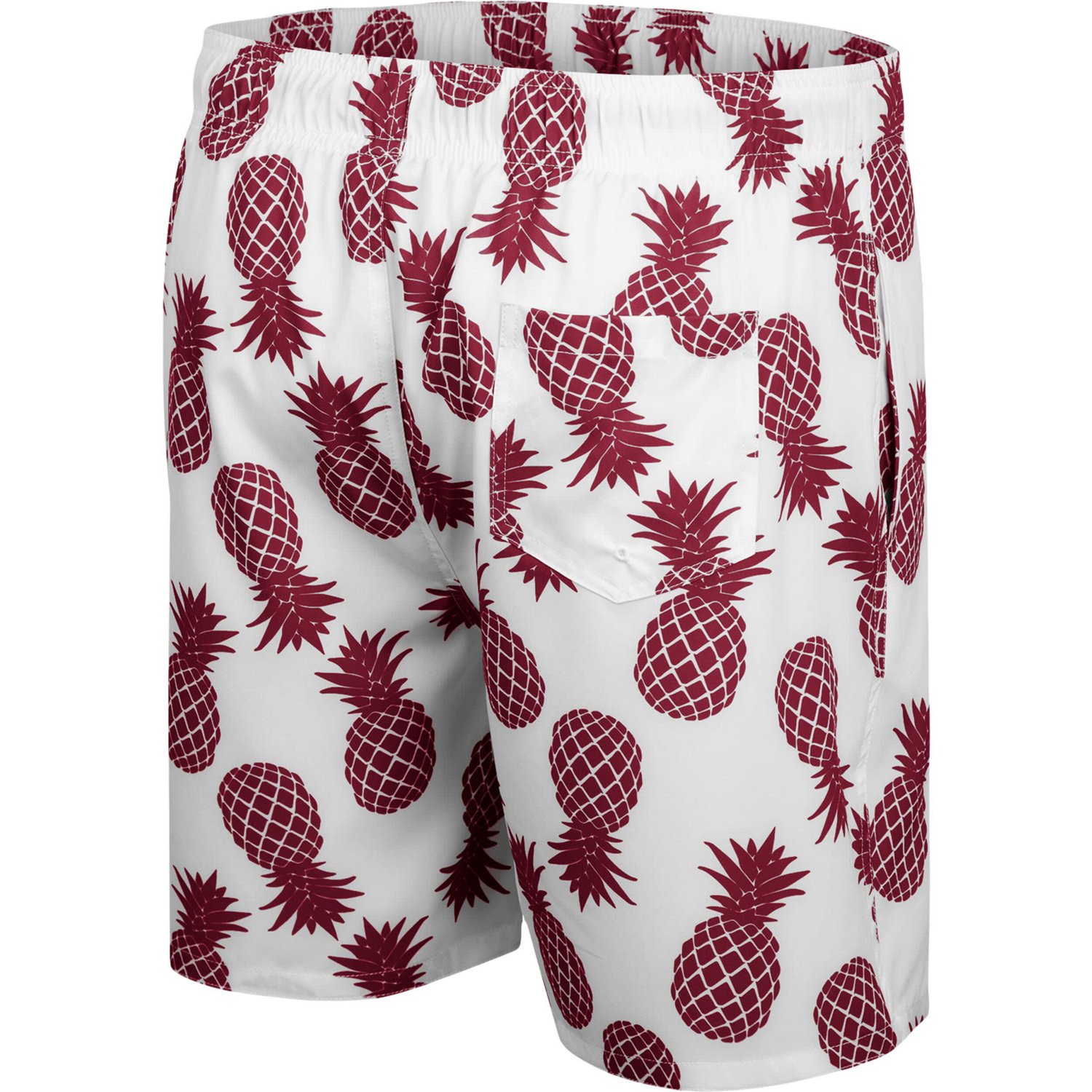 Colosseum /Maroon Mississippi State Bulldogs Pineapple Swim Shorts - view number 3