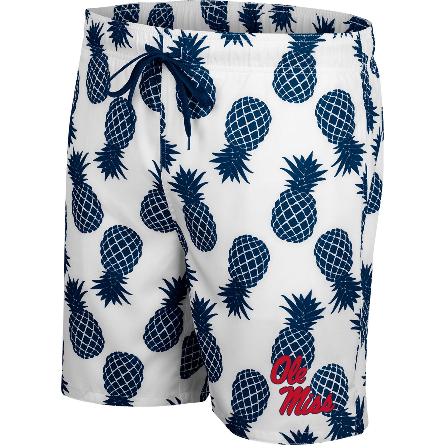 Colosseum /Navy Ole Miss Rebels Pineapple Swim Shorts - view number 2