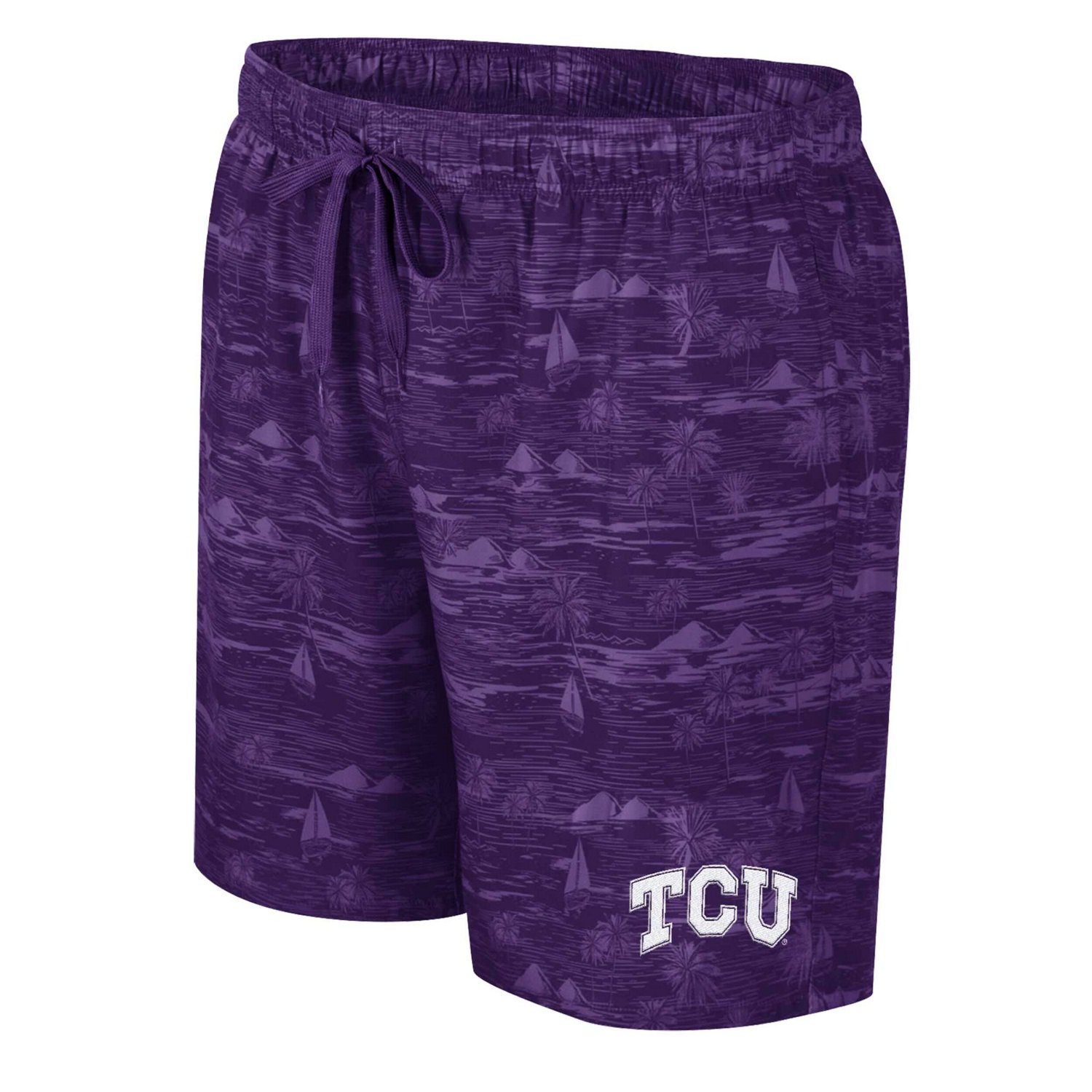 Colosseum TCU Horned Frogs Ozark Swim Shorts - view number 2
