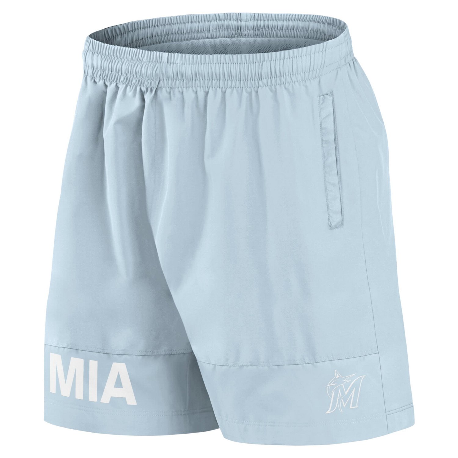 Fanatics Light Miami Marlins Elements Swim Shorts                                                                                - view number 2
