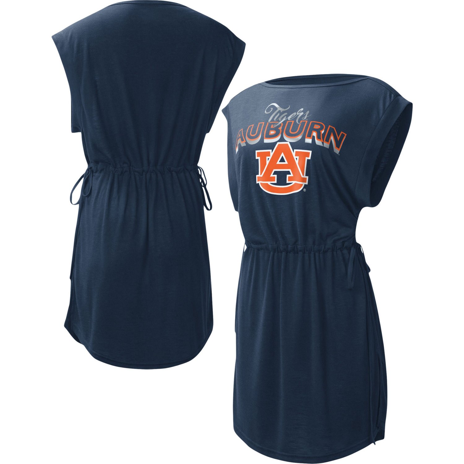 G-III 4Her by Carl Banks Auburn Tigers GOAT Swimsuit Cover-Up Dress
