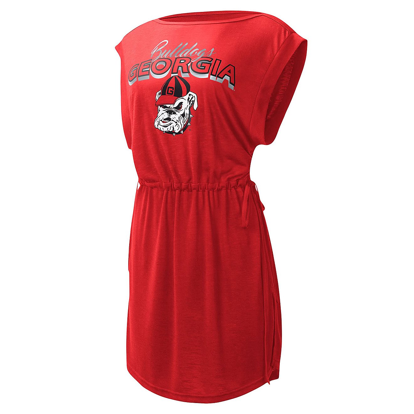 G-III 4Her by Carl Banks Georgia Bulldogs GOAT Swimsuit Cover-Up Dress                                                           - view number 2