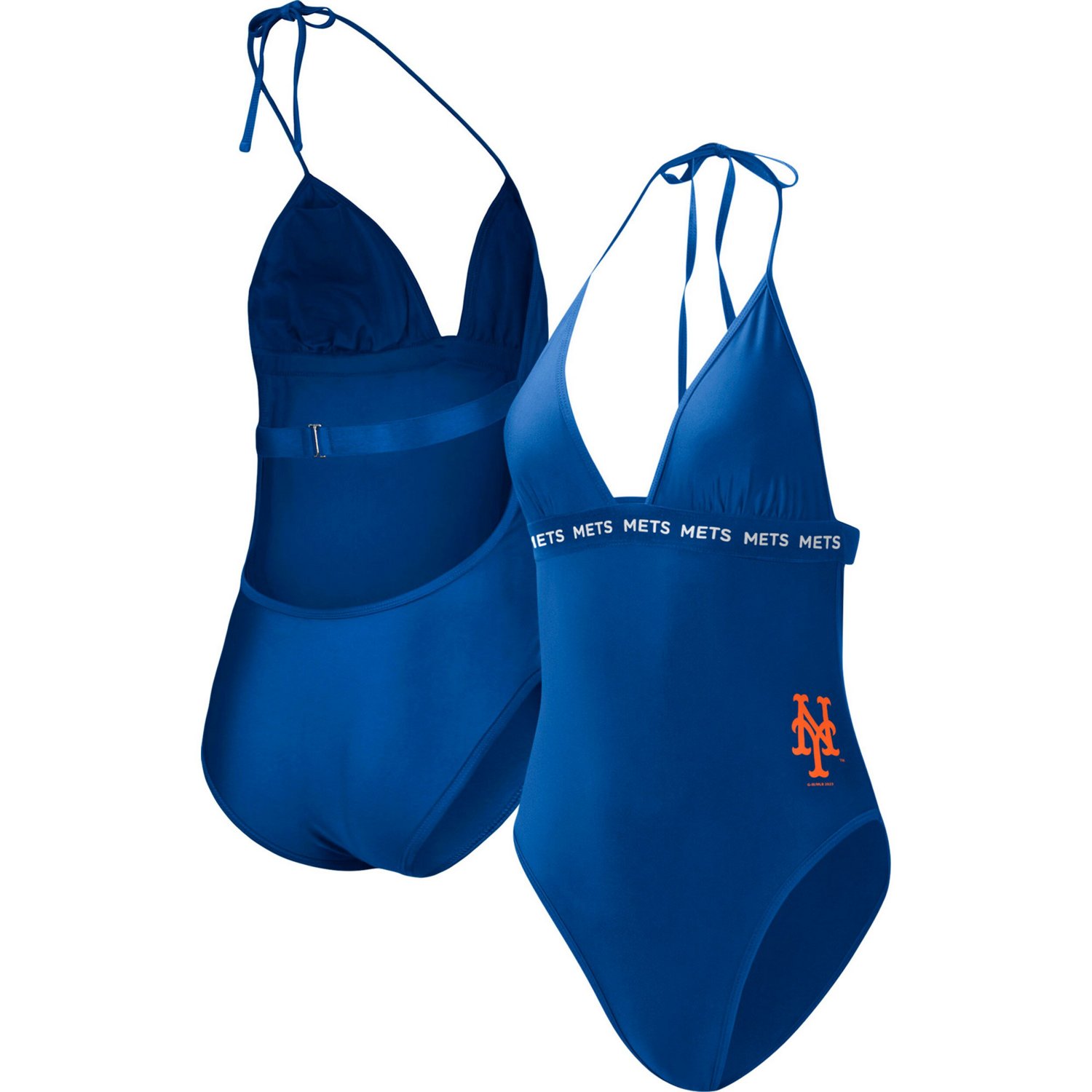 G-III 4Her by Carl Banks New York Mets Full Count One-Piece Swimsuit