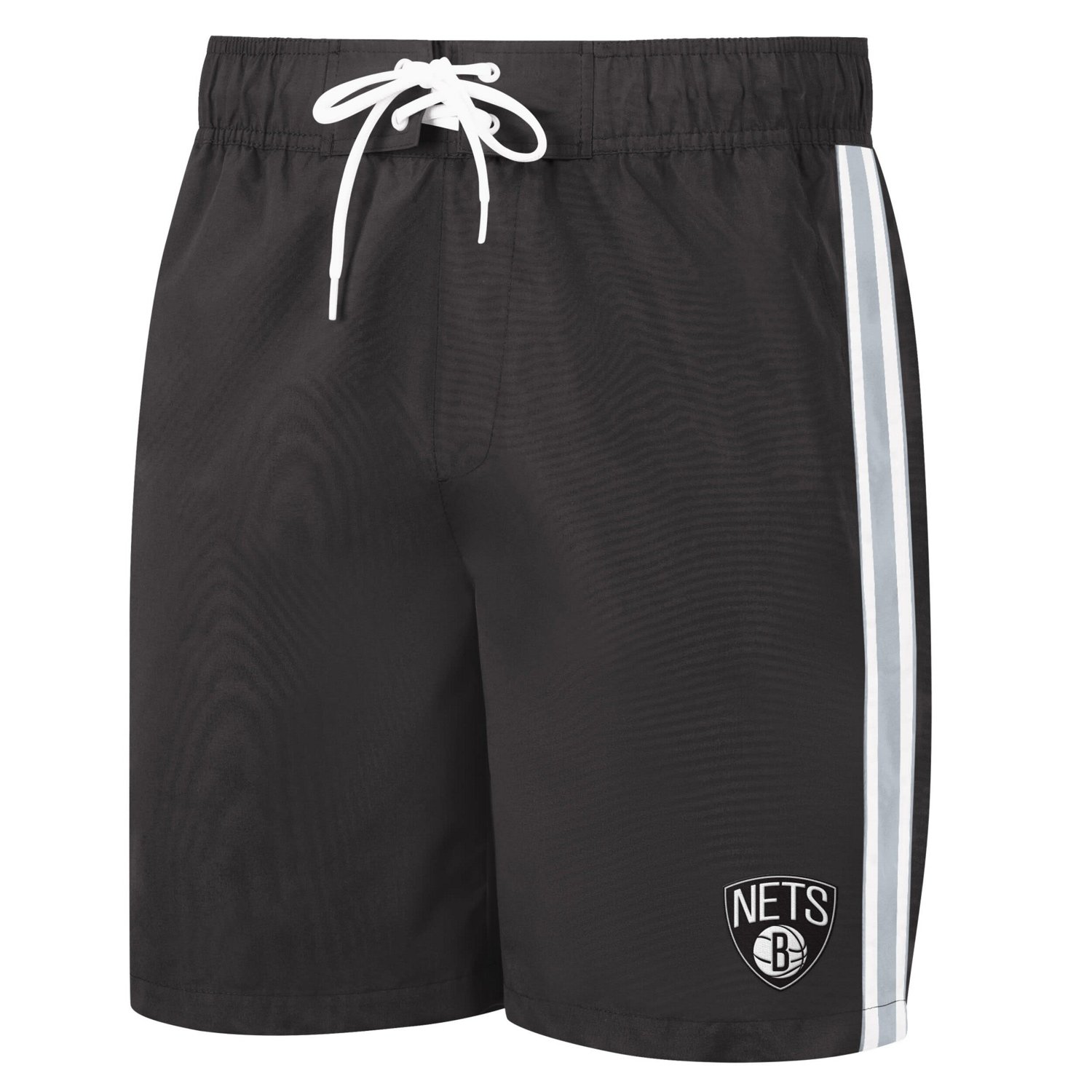 G-III Sports by Carl Banks /Gray Brooklyn Nets Sand Beach Volley Swim Shorts - view number 2