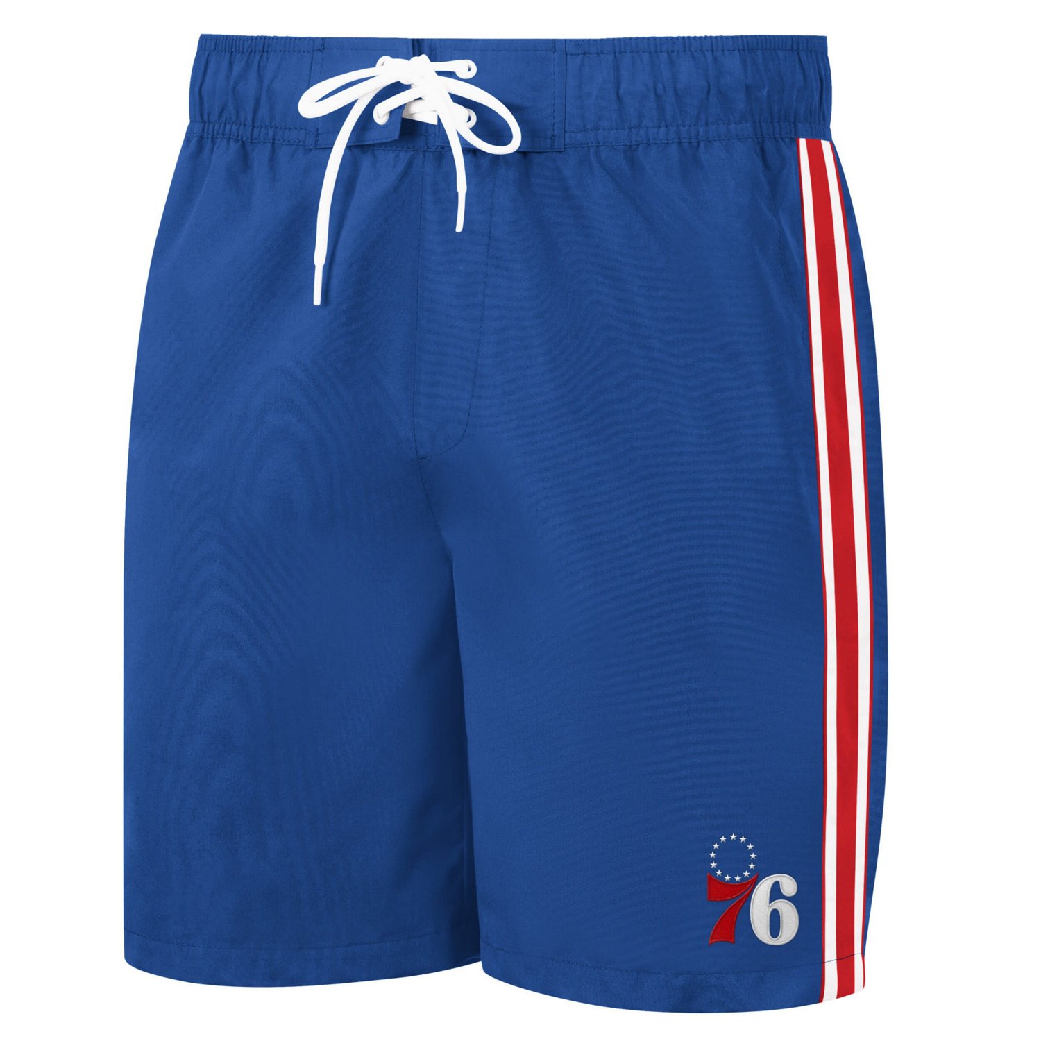 G-III Sports by Carl Banks /Red Philadelphia 76ers Sand Beach Volley Swim Shorts - view number 2
