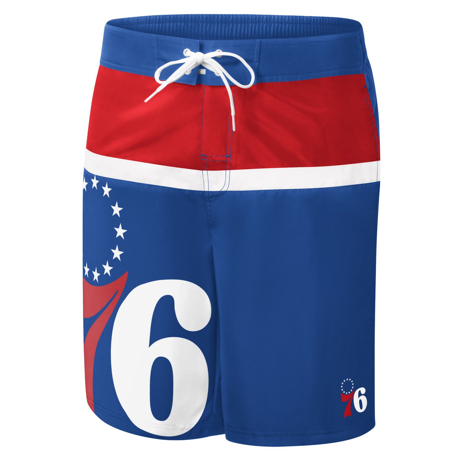 G-III Sports by Carl Banks Philadelphia 76ers Sea Wind Swim Trunks - view number 2