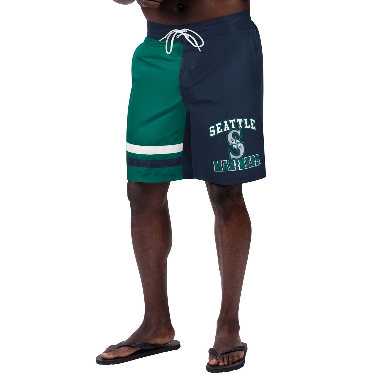 G-III Sports by Carl Banks Seattle Mariners Anchor Swim Trunks - view number 1