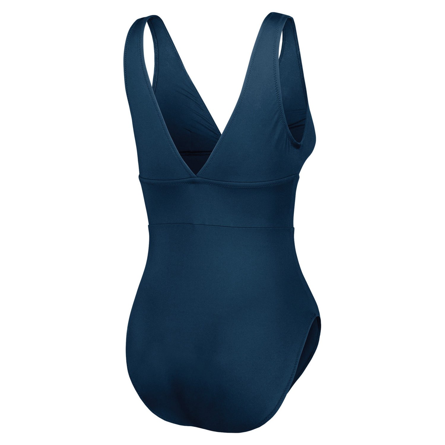 Tommy Bahama Michigan Wolverines Palm Modern V-Neck One-Piece Swimsuit - view number 3