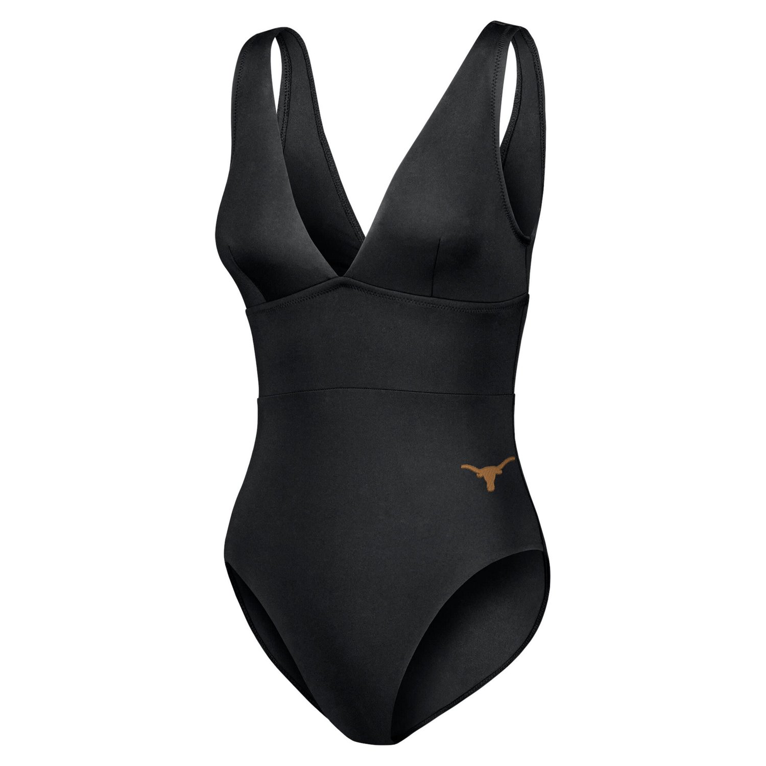 Tommy Bahama Texas Longhorns Palm Modern V-Neck One-Piece Swimsuit - view number 2