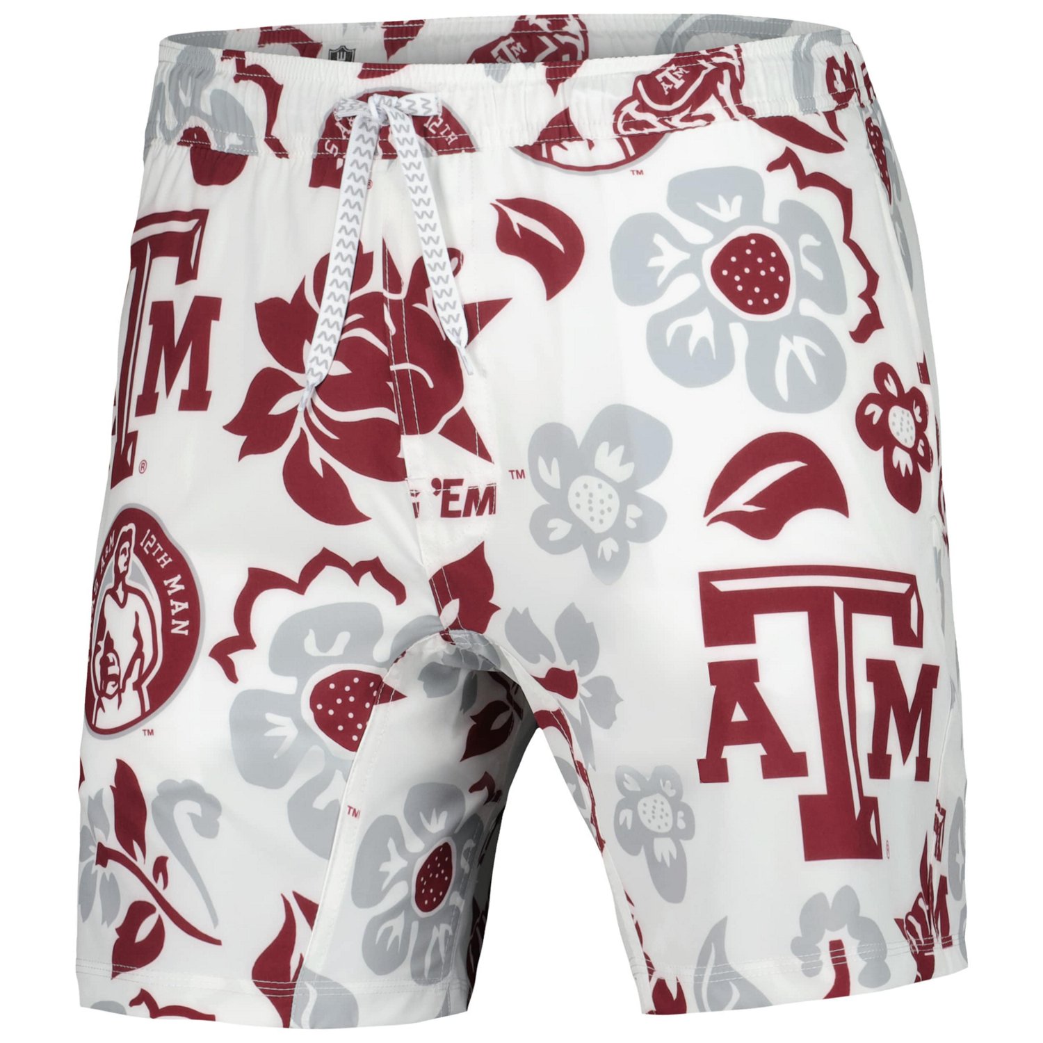 Wes  Willy Texas AM Aggies Vault Tech Swimming Trunks