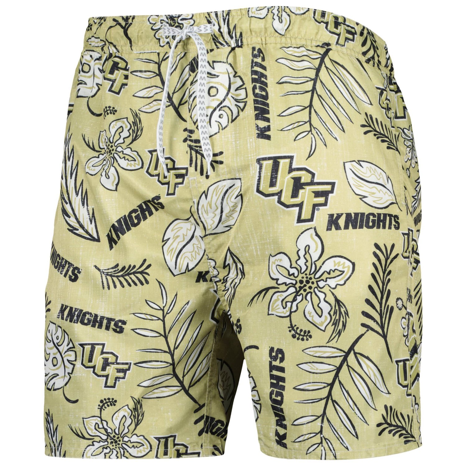 Wes  Willy UCF Knights Vintage Floral Swim Trunks - view number 2