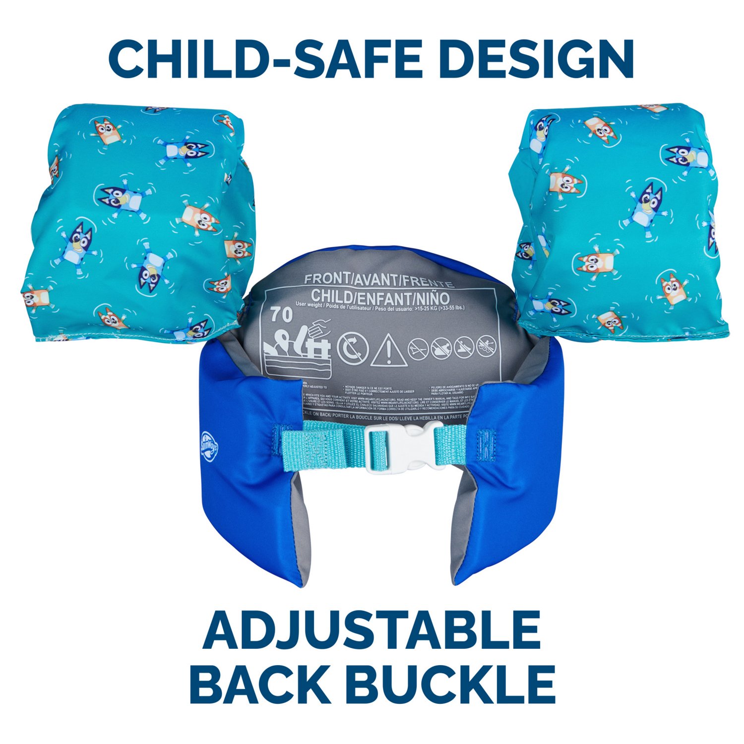 SwimWays L2S Bluey Puddle Jumper Swim Vest                                                                                       - view number 2