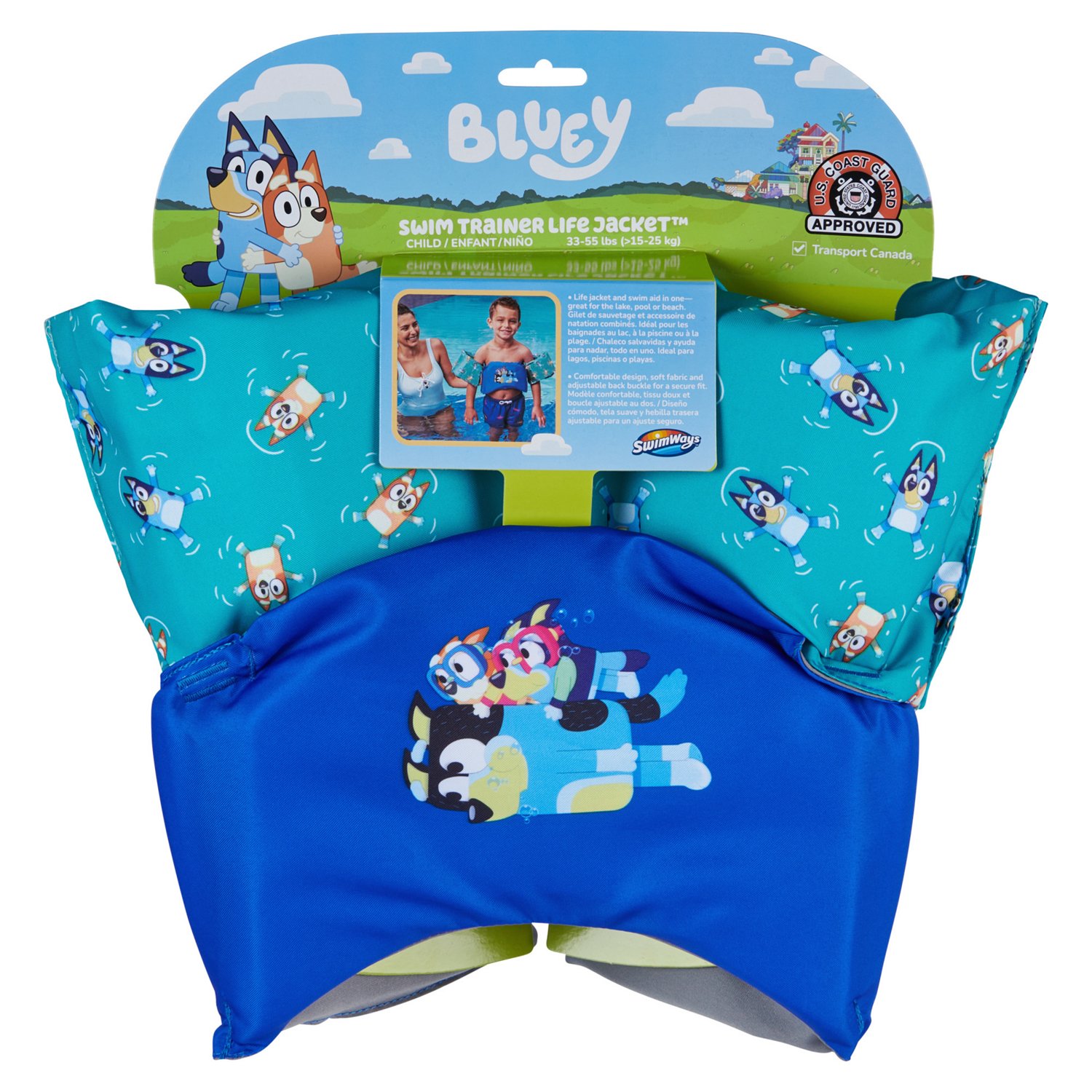 SwimWays L2S Bluey Puddle Jumper Swim Vest                                                                                       - view number 1