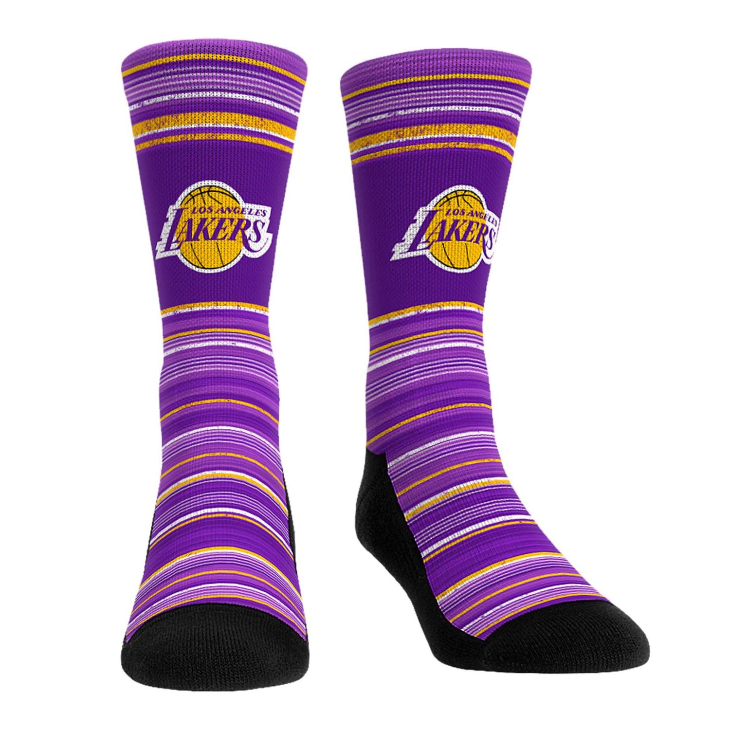Rock Em Socks Los Angeles Lakers Primary Crew Socks  Boxer Briefs Combo Pack
