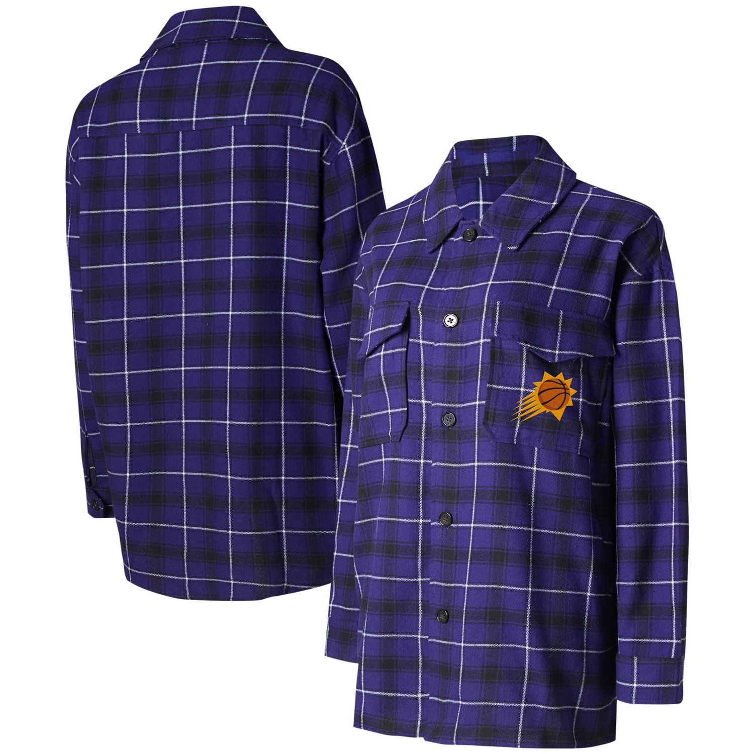 College Concepts /Black Phoenix Suns Boyfriend Button-Up Nightshirt