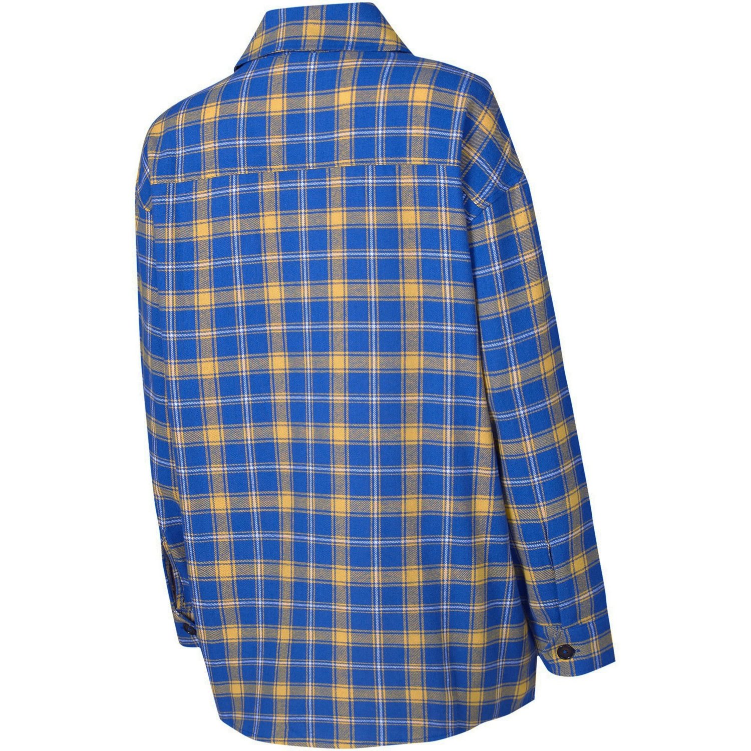 College Concepts /Gold Golden State Warriors Boyfriend Button-Up Nightshirt                                                      - view number 3