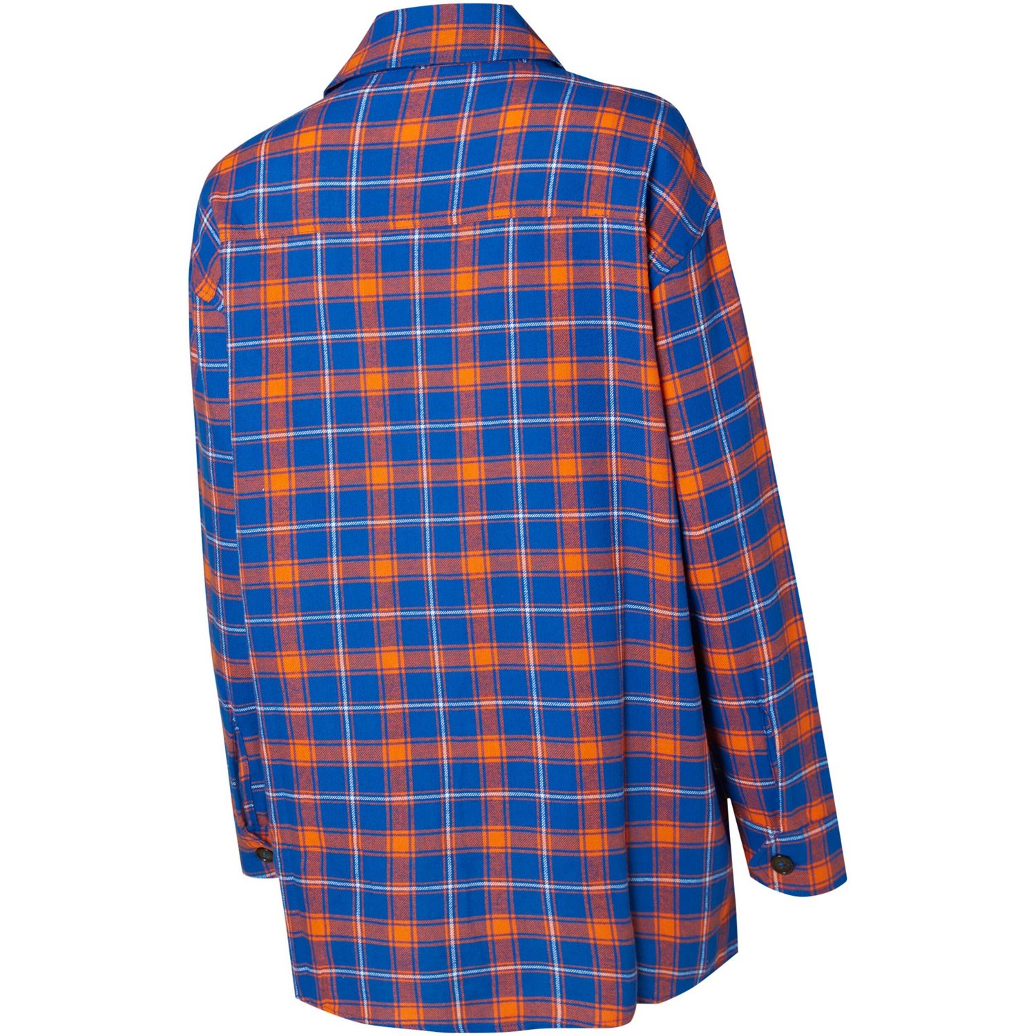 College Concepts /Orange New York Knicks Boyfriend Button-Up Nightshirt                                                          - view number 3