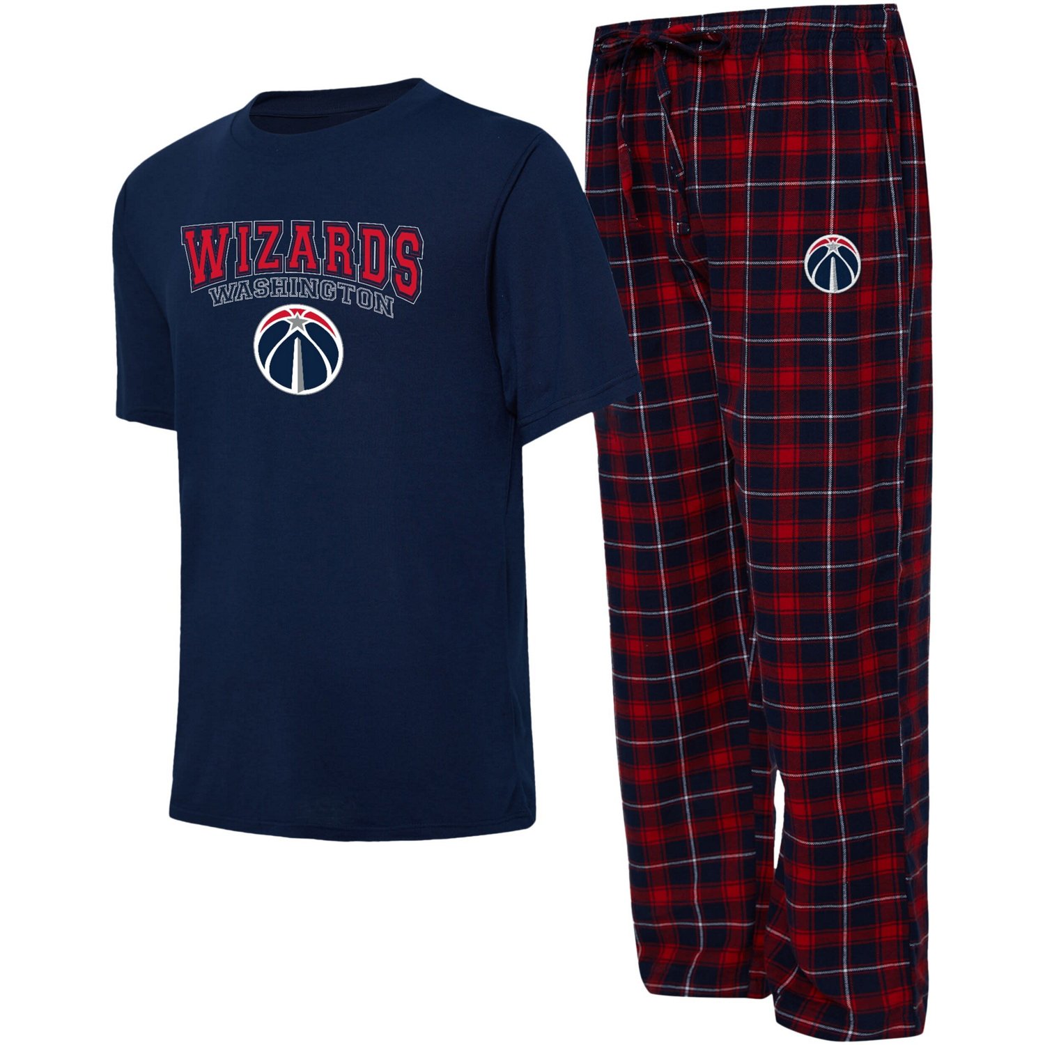 College Concepts /Red Washington Wizards Arctic T-Shirt  Pajama Pants Sleep Set