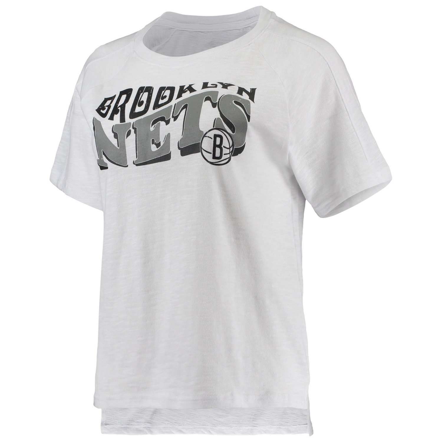 Concepts Sport / Brooklyn Nets Resurgence Slub Burnout Raglan T-Shirt  Shorts Sleep Set                                          - view number 2