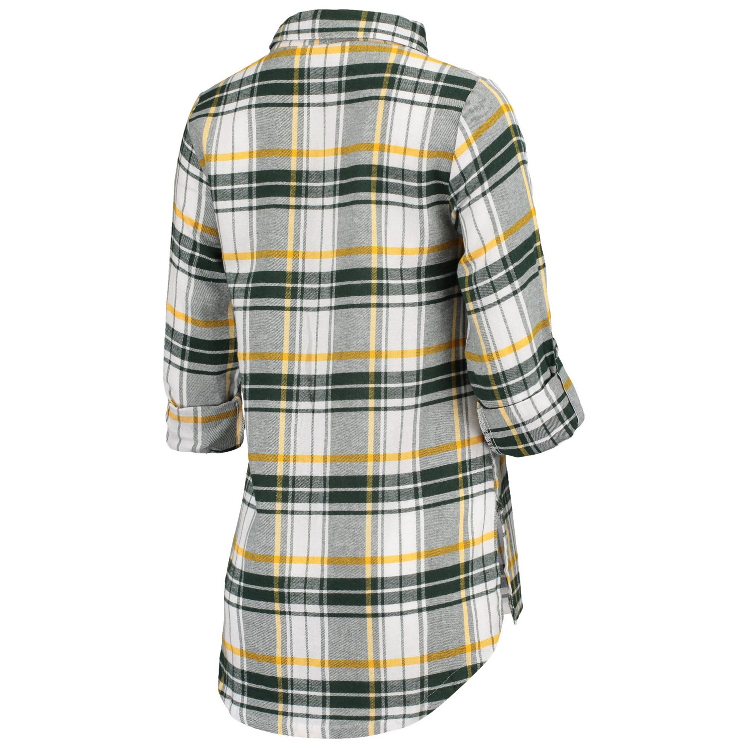 Concepts Sport /Gold Oakland Athletics Accolade Flannel Nightshirt                                                               - view number 3