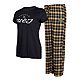 Concepts Sport /Gold UCF Knights Arctic T-Shirt  Flannel Pants Sleep Set                                                         - view number 1 selected