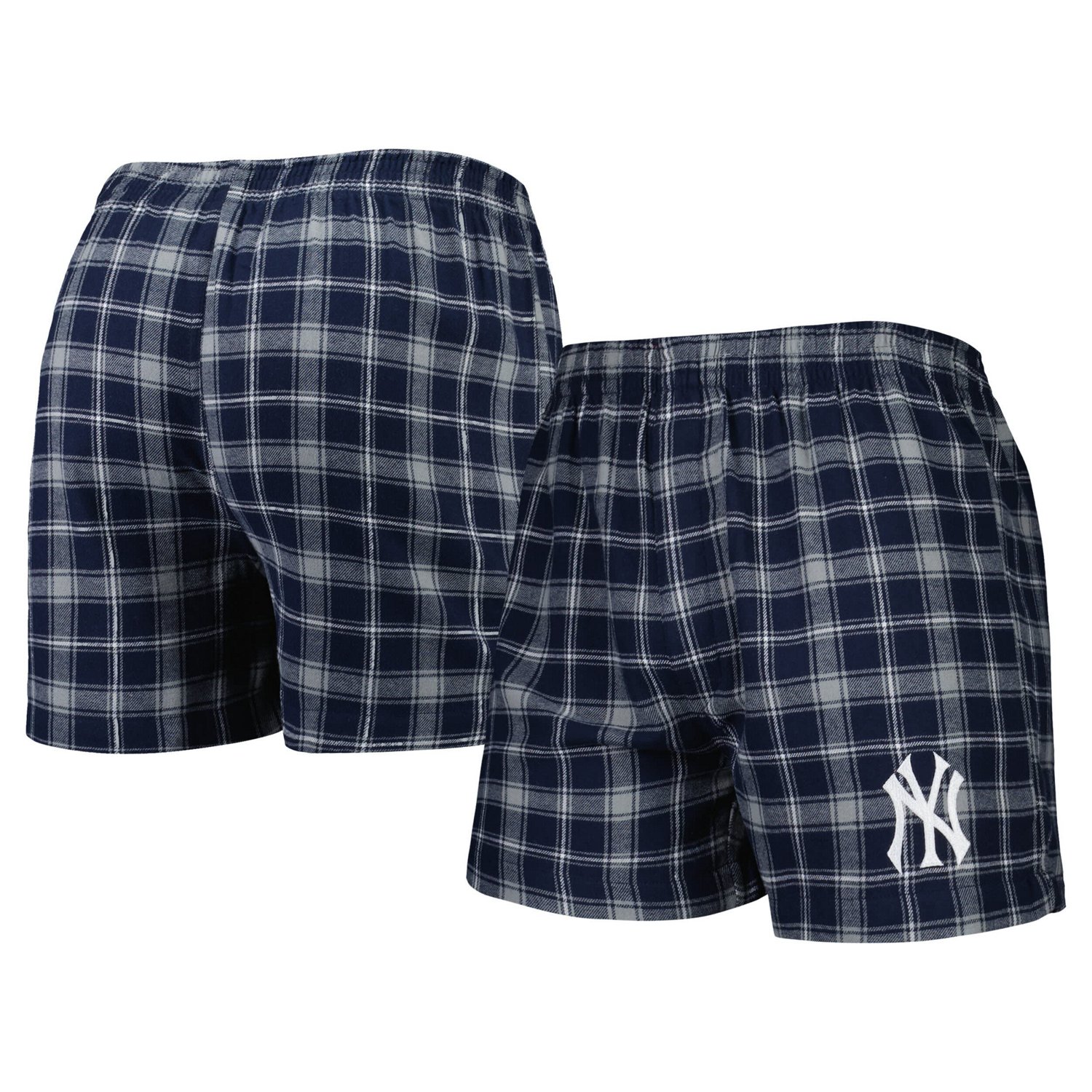 Concepts Sport /Gray New York Yankees Ledger Flannel Boxers