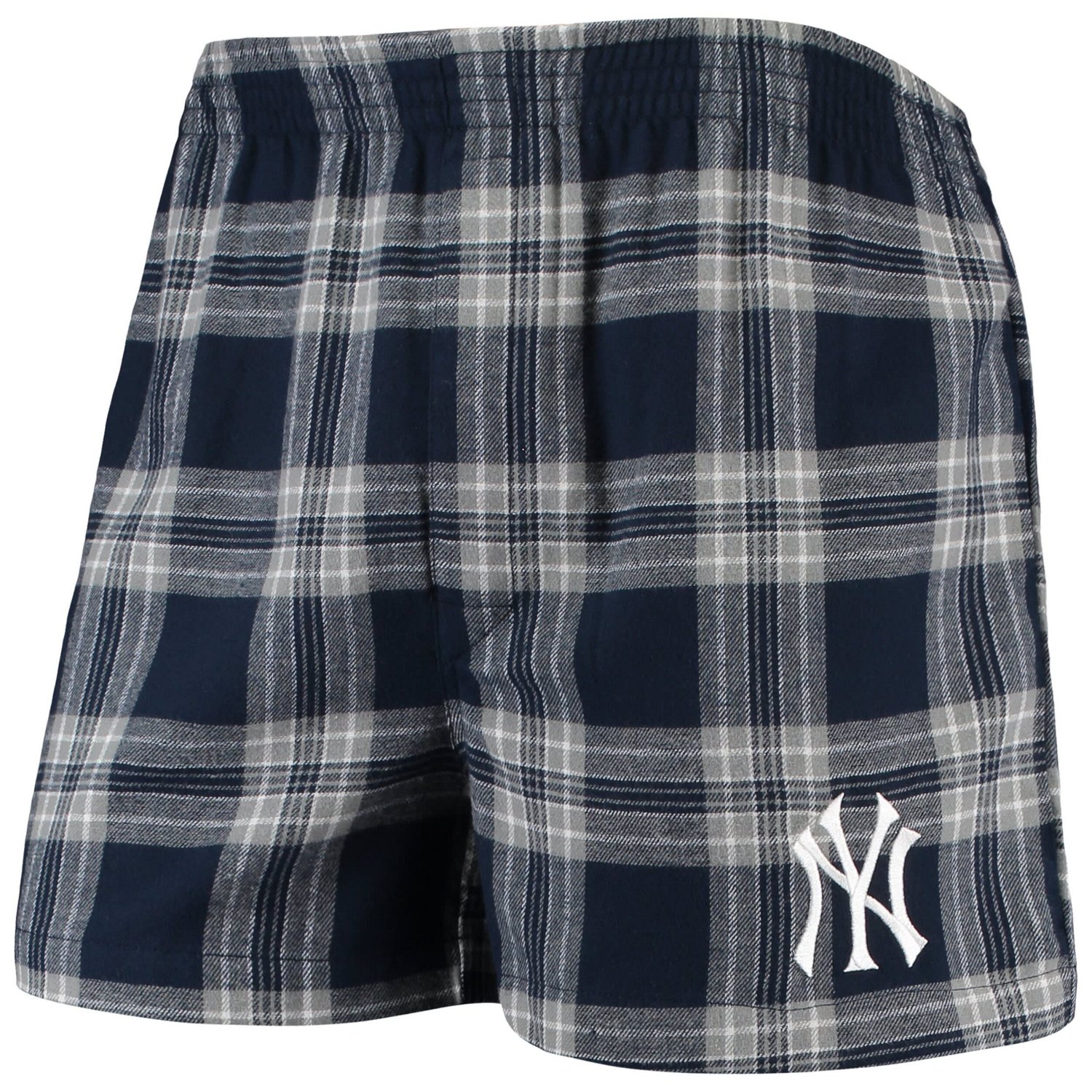 Concepts Sport /Gray New York Yankees Takeaway Flannel Boxers                                                                    - view number 2
