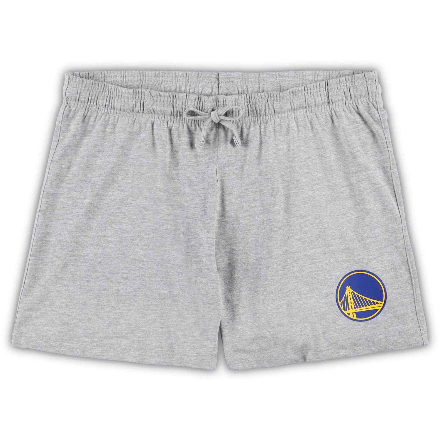 Concepts Sport /Heather Gray Los Angeles Lakers Plus Size Long Sleeve T-Shirt and Shorts Sleep Set                               - view number 3