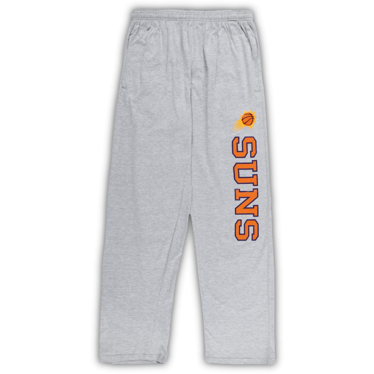 Concepts Sport /Heather Gray Phoenix Suns Big  Tall T-Shirt and Pajama Pants Sleep Set