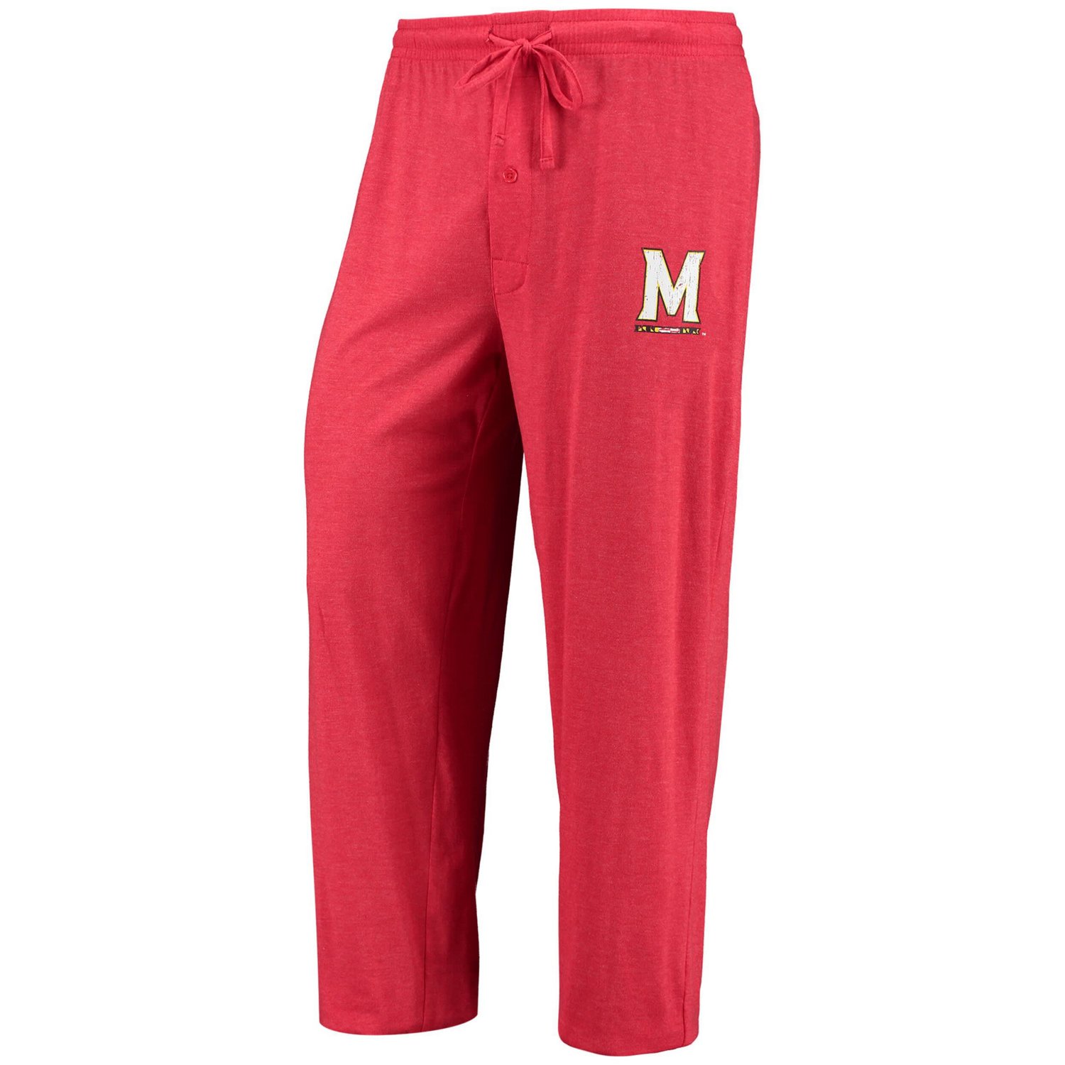 Concepts Sport /Heathered Charcoal Maryland Terrapins Meter Long Sleeve T-Shirt  Pants Sleep Set - view number 4