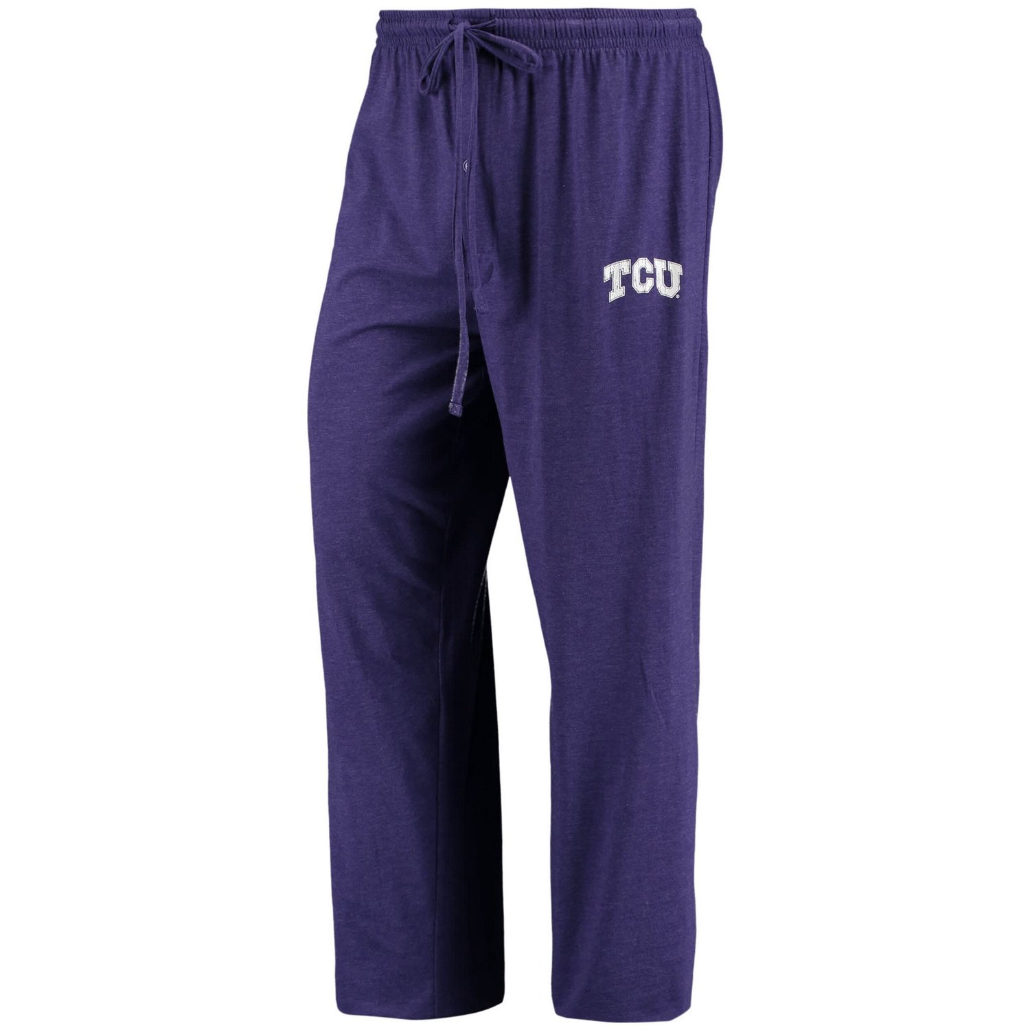 Concepts Sport /Heathered Charcoal TCU Horned Frogs Meter Long Sleeve T-Shirt  Pants Sleep Set                                   - view number 4