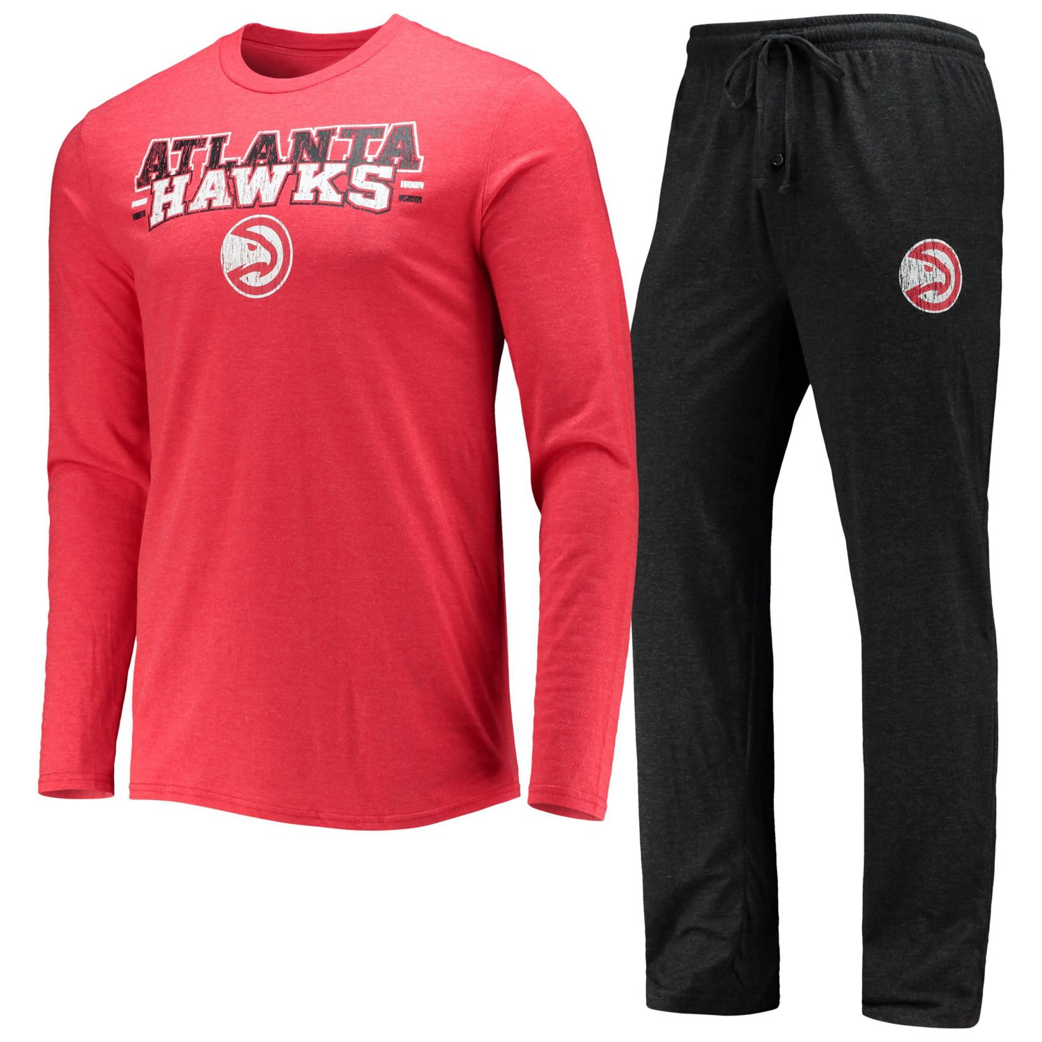 Concepts Sport /Red Atlanta Hawks Long Sleeve T-Shirt  Pants Sleep Set