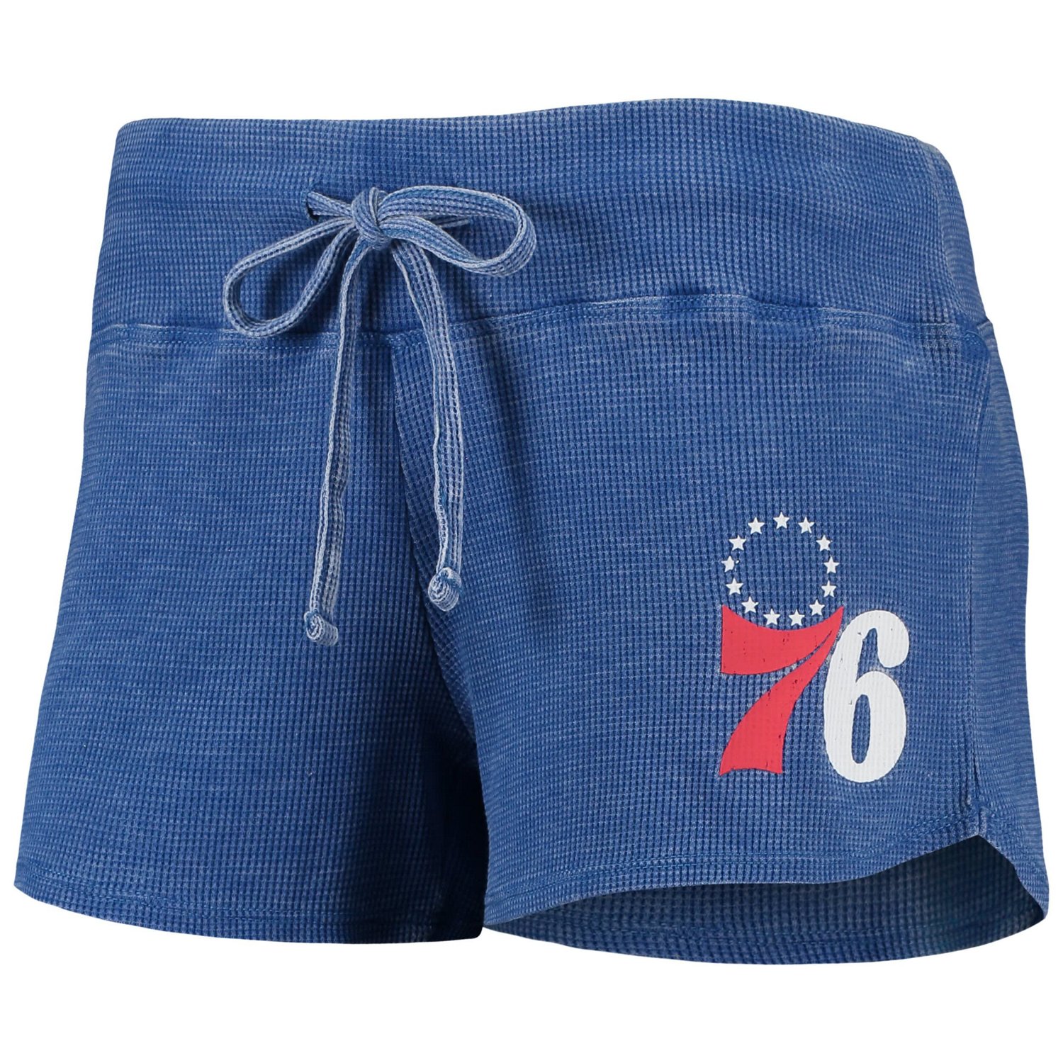 Concepts Sport /White Philadelphia 76ers Resurgence Slub Burnout Raglan T-Shirt  Shorts Sleep Set                                - view number 4