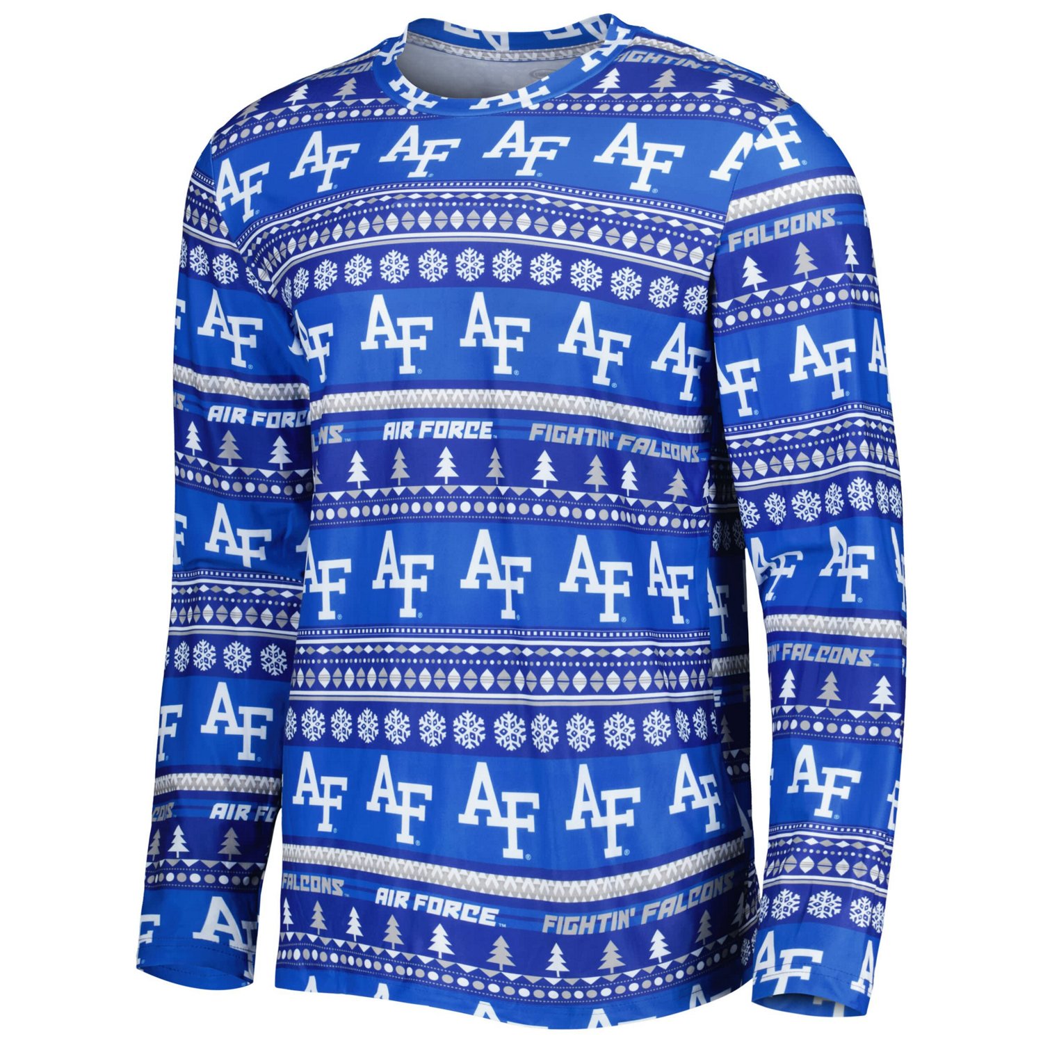 Concepts Sport Air Force Falcons Swivel Long Sleeve T-Shirt  Pants Sleep Set - view number 2