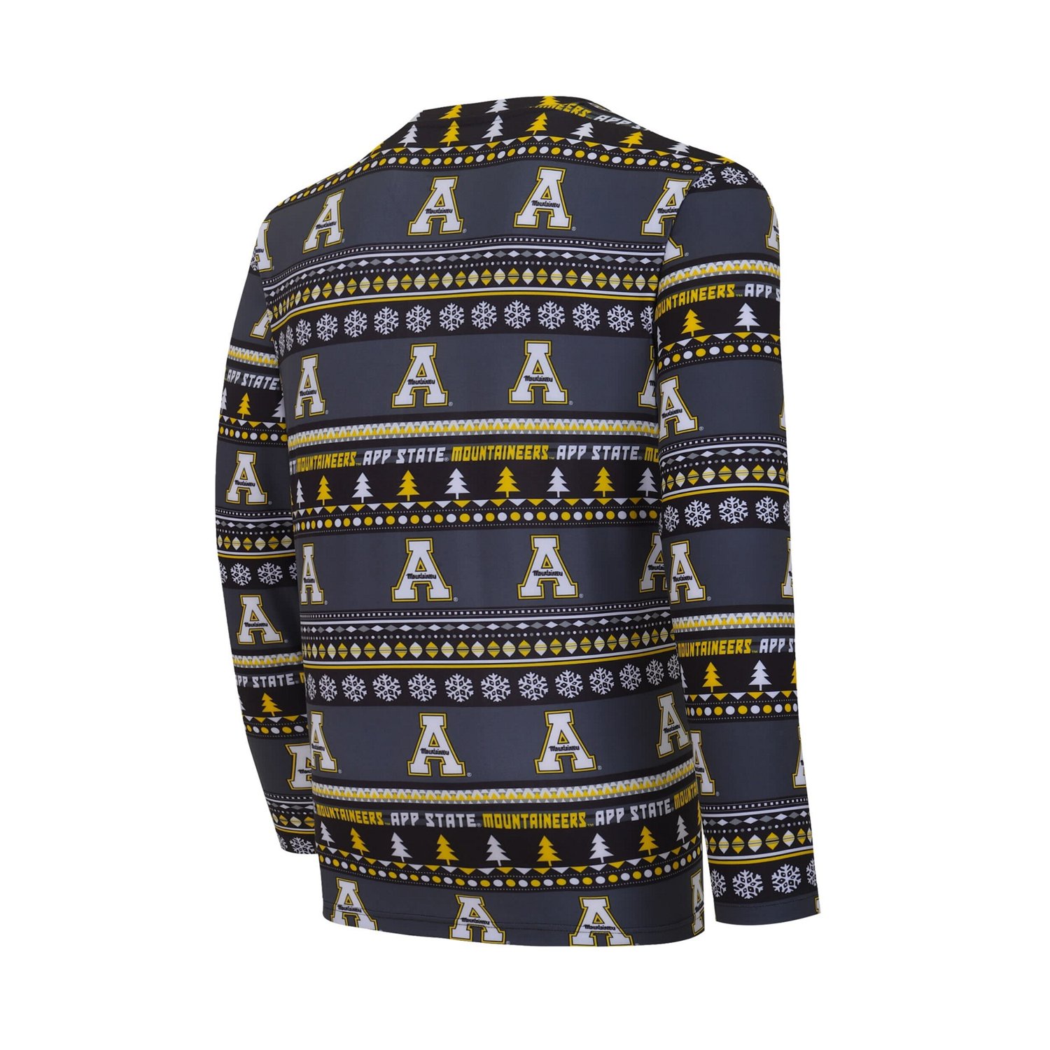 Concepts Sport Appalachian State Mountaineers Swivel Long Sleeve T-Shirt  Pants Sleep Set - view number 2