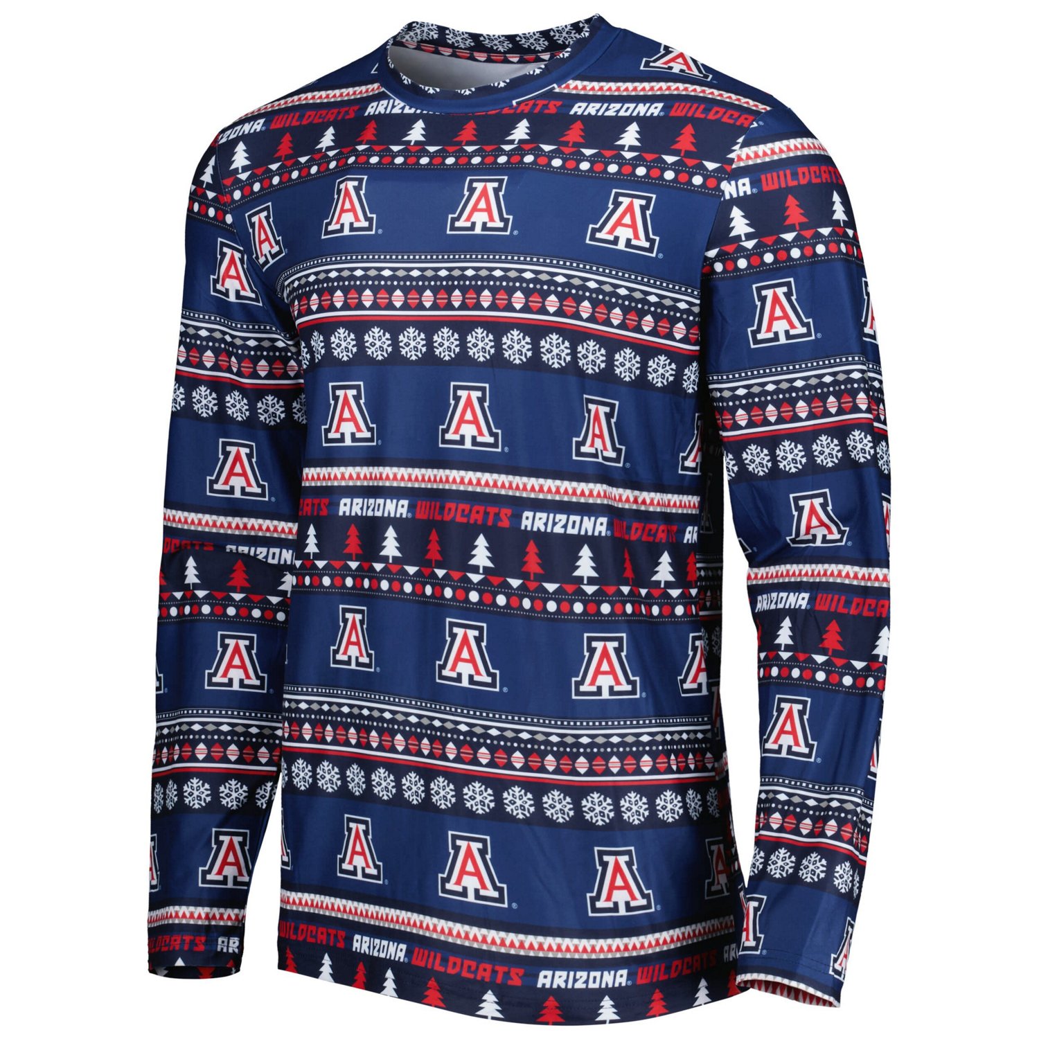 Concepts Sport Arizona Wildcats Swivel Long Sleeve T-Shirt  Pants Sleep Set - view number 2