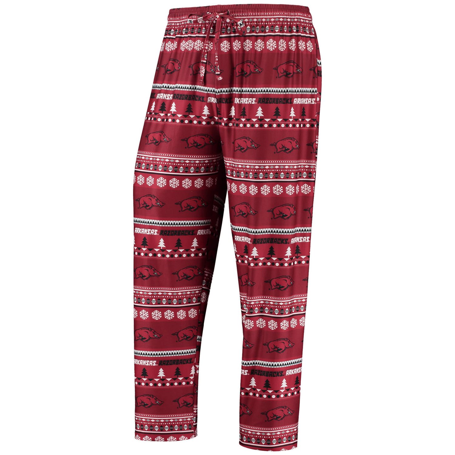 Concepts Sport Arkansas Razorbacks Ugly Sweater Long Sleeve T-Shirt and Pants Sleep Set - view number 4