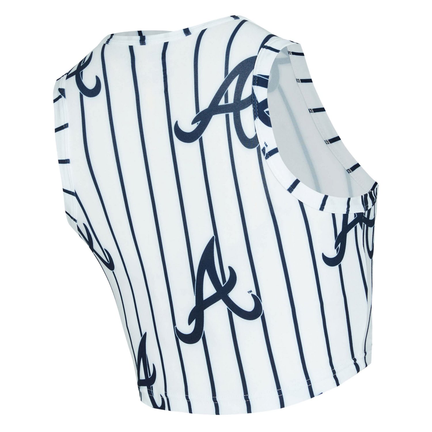 Concepts Sport Atlanta Braves Pinstripe Record Tank  Short Set - view number 2