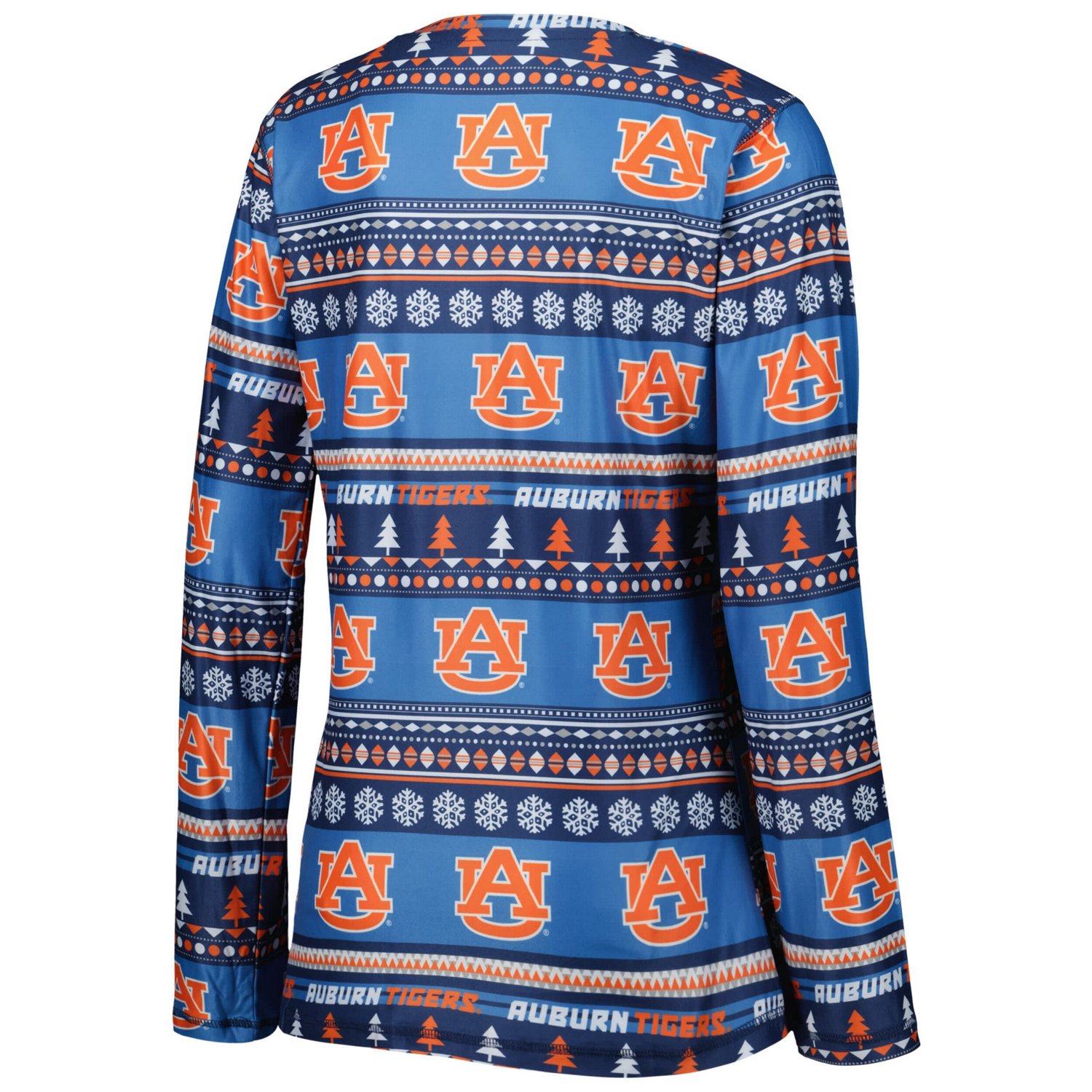 Concepts Sport Auburn Tigers Holiday Long Sleeve T-Shirt and Pants Sleep Set                                                     - view number 3