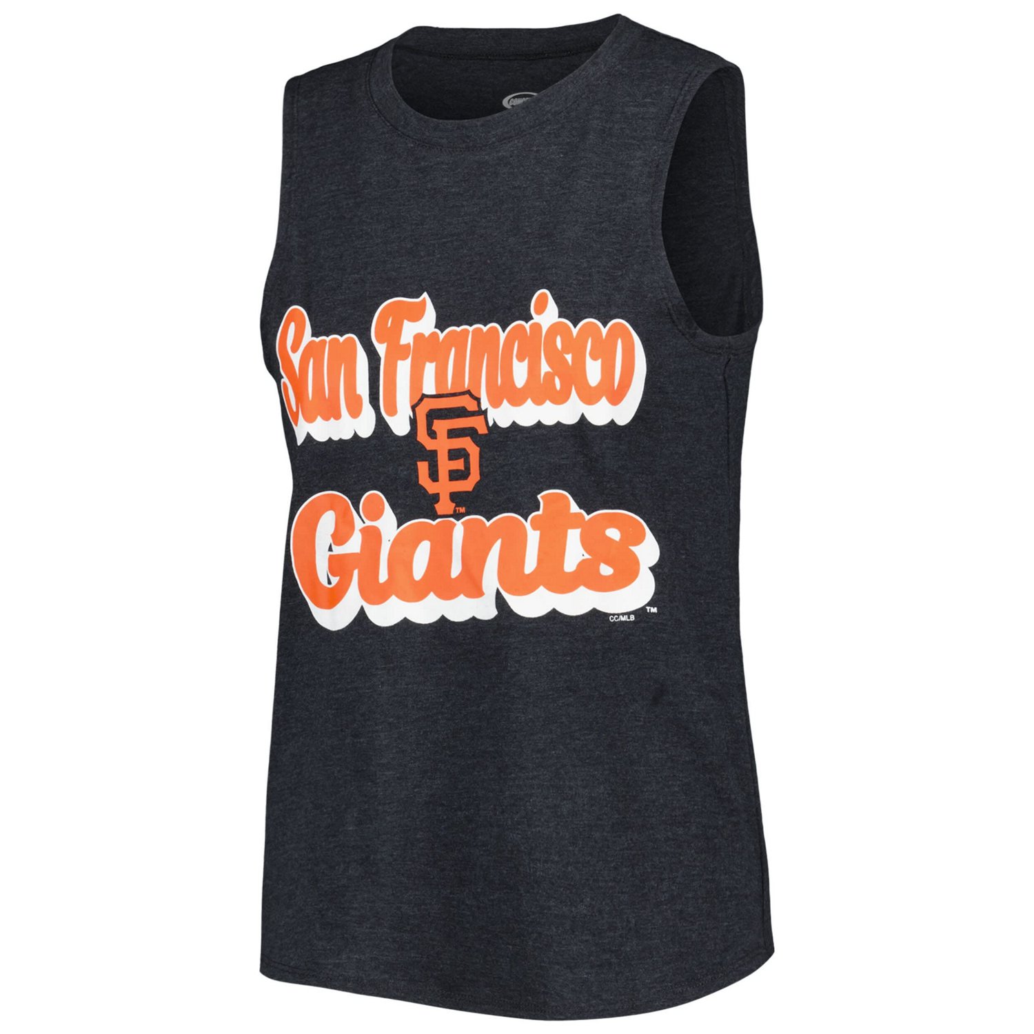 Concepts Sport Black San Francisco Giants Wordmark Meter Muscle Tank Top  Pants Sleep Set - view number 2