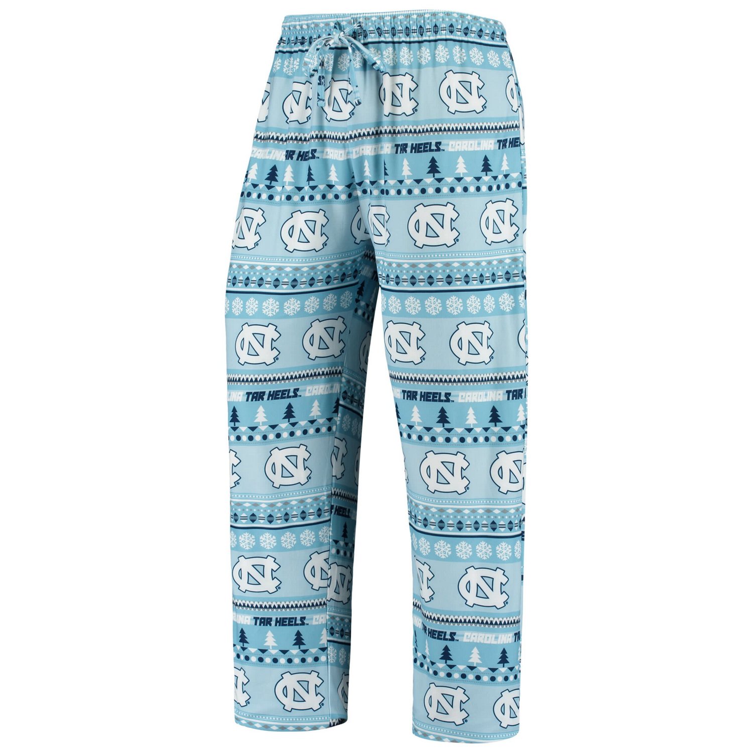 Concepts Sport Carolina North Carolina Tar Heels Ugly Sweater Knit Long Sleeve Top and Pant Set - view number 4
