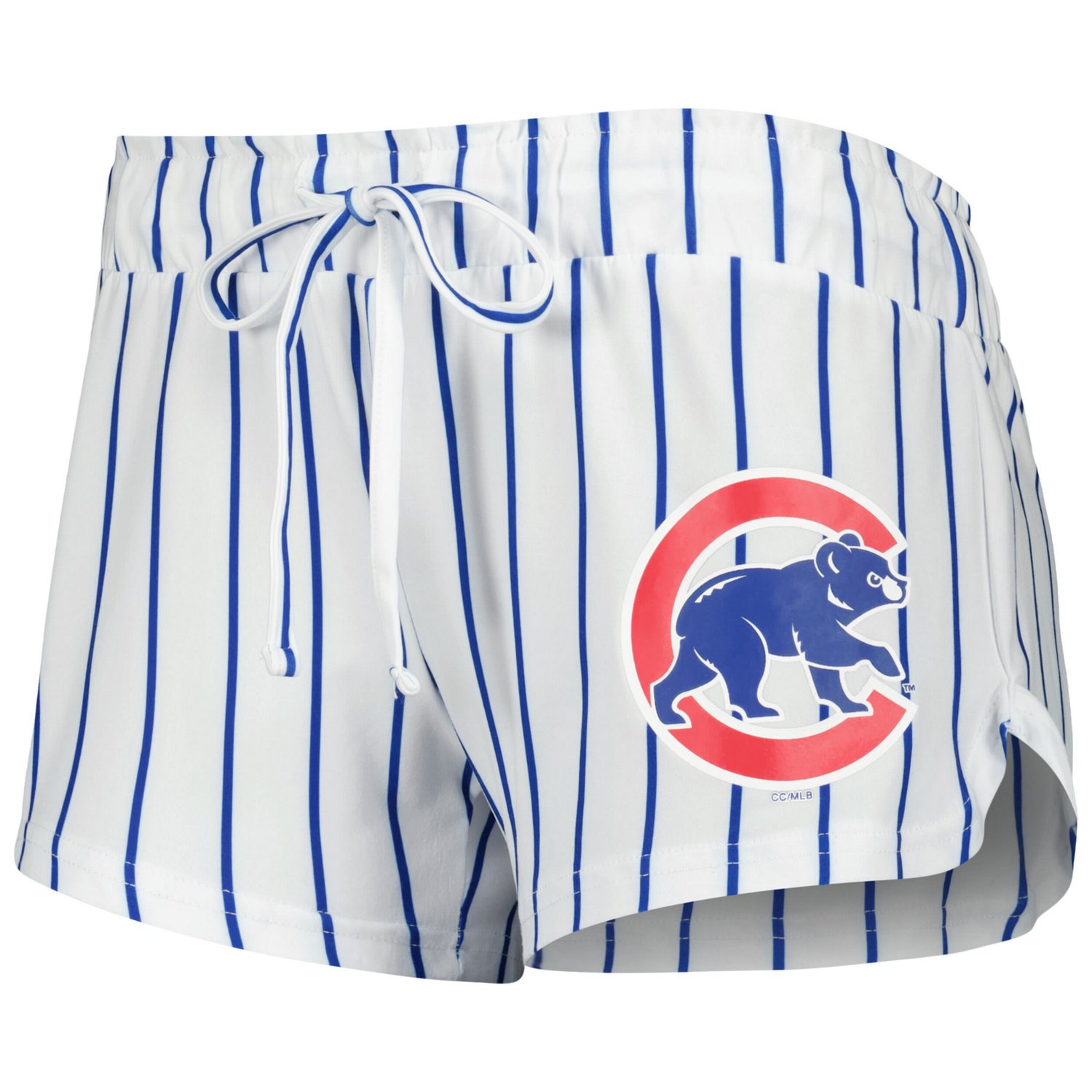 Concepts Sport Chicago Cubs Reel Pinstripe Tank Top  Shorts Sleep Set - view number 4