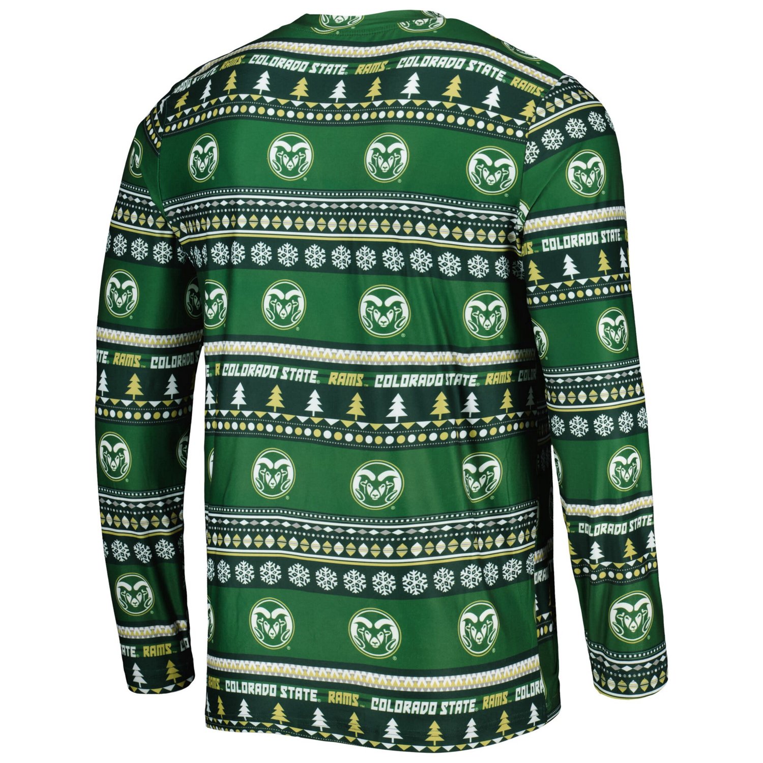 Concepts Sport Colorado State Rams Swivel Long Sleeve T-Shirt  Pants Sleep Set                                                   - view number 3