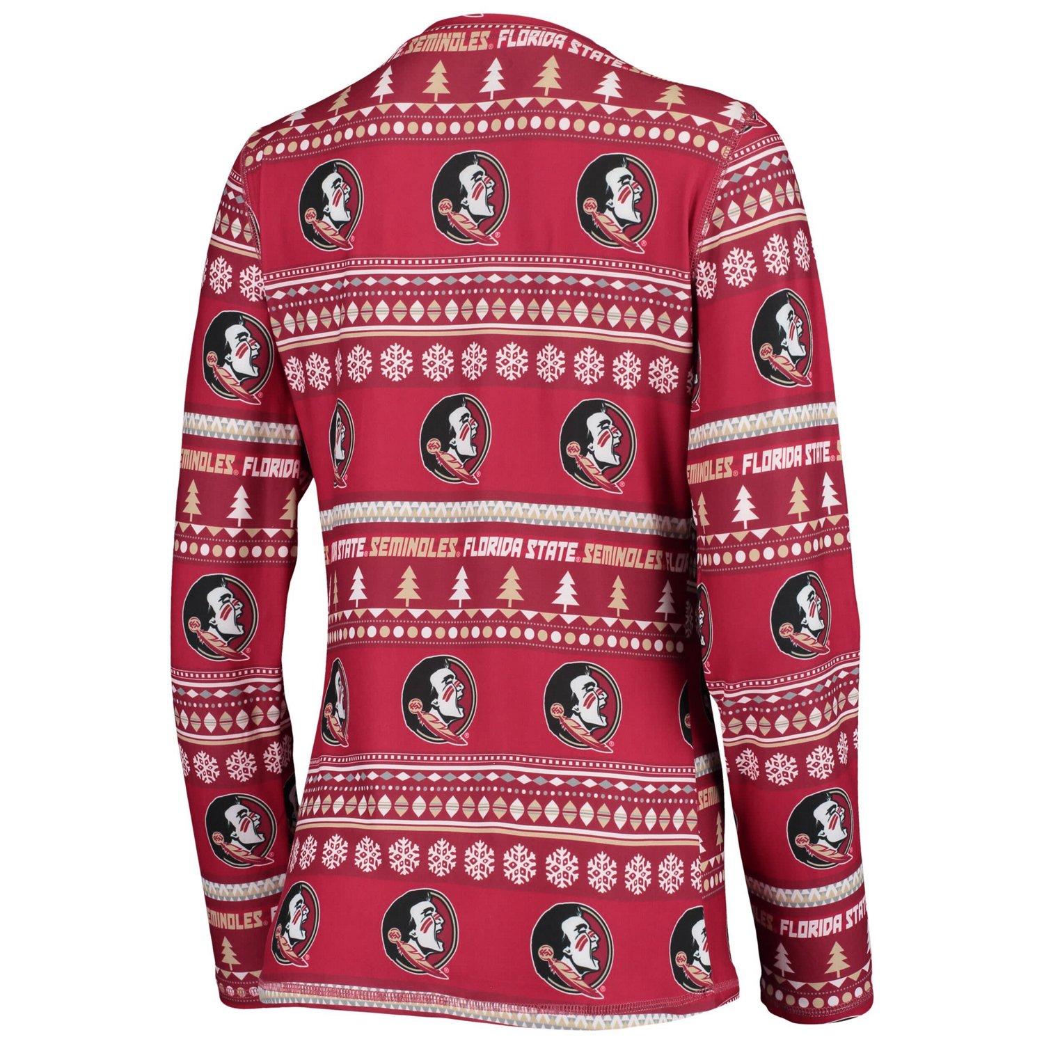 Concepts Sport Florida State Seminoles Holiday Long Sleeve T-Shirt  Pants Sleep Set                                              - view number 3