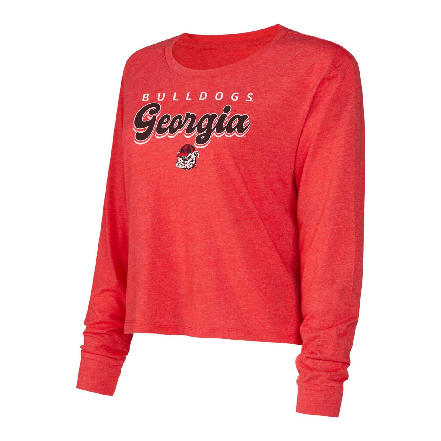 Concepts Sport Georgia Bulldogs Team Color Long Sleeve T-Shirt  Shorts Set - view number 2