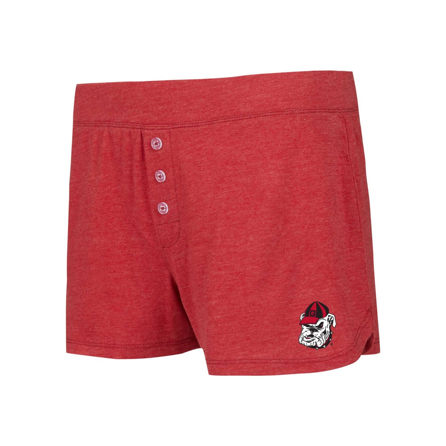 Concepts Sport Georgia Bulldogs Team Color Long Sleeve T-Shirt  Shorts Set - view number 3