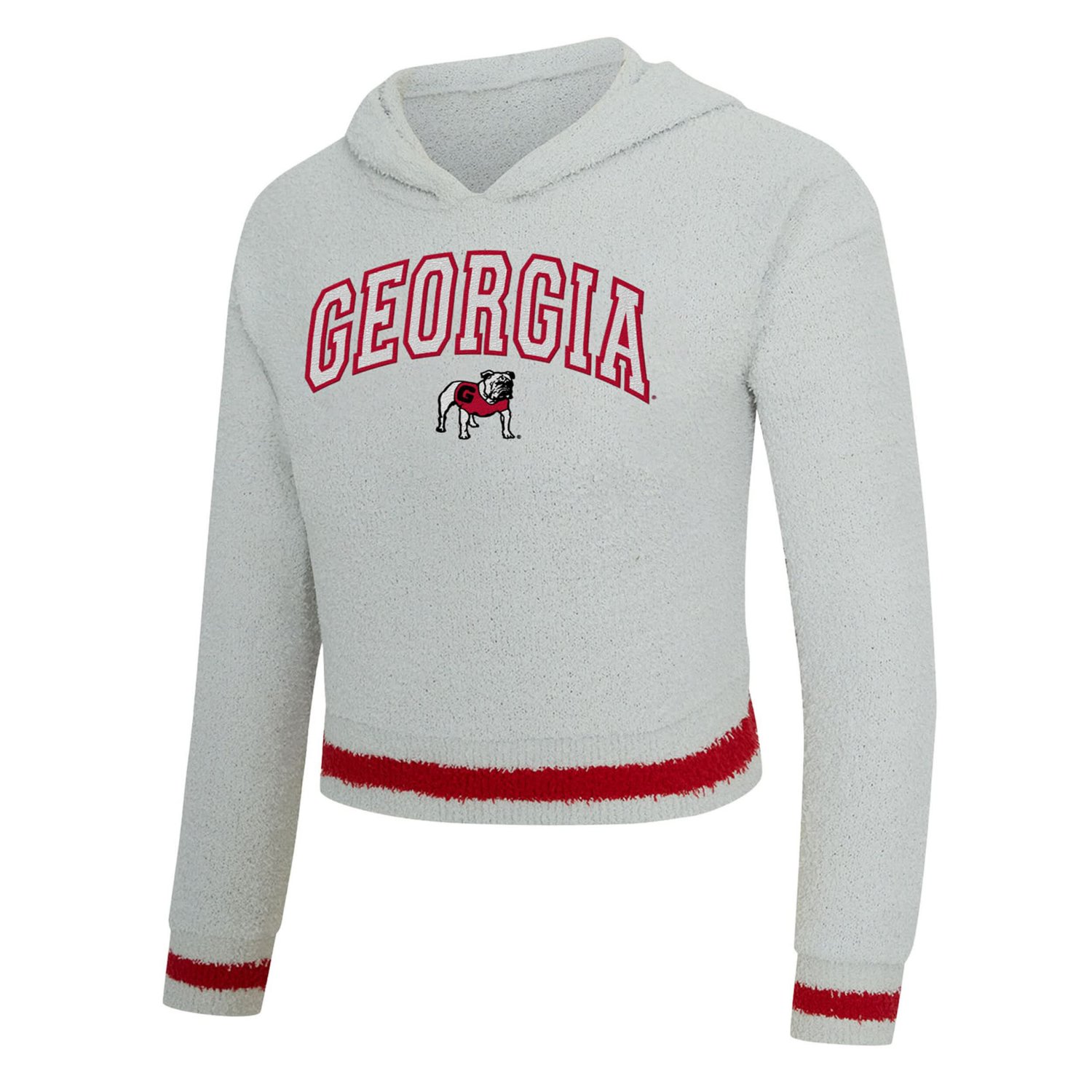 Concepts Sport Georgia Bulldogs Whitley Long Sleeve Hoodie Top  Shorts Set - view number 2