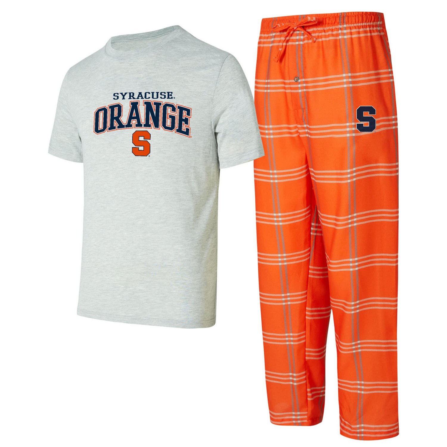 Concepts Sport Gray Syracuse T-Shirt  Pants Sleep Set