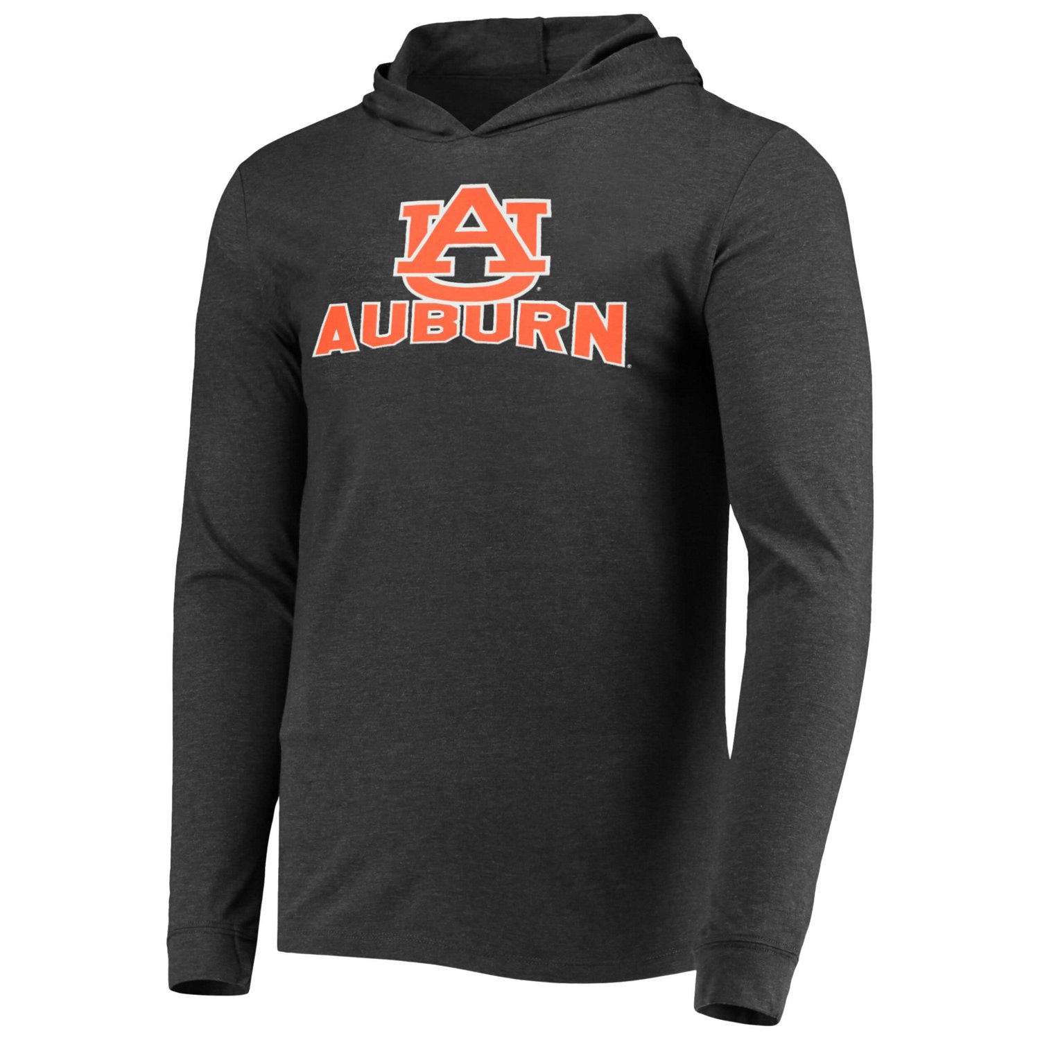 Concepts Sport Heather Charcoal Auburn Tigers Meter Long Sleeve Hoodie T-Shirt  Jogger Pajama Set - view number 2