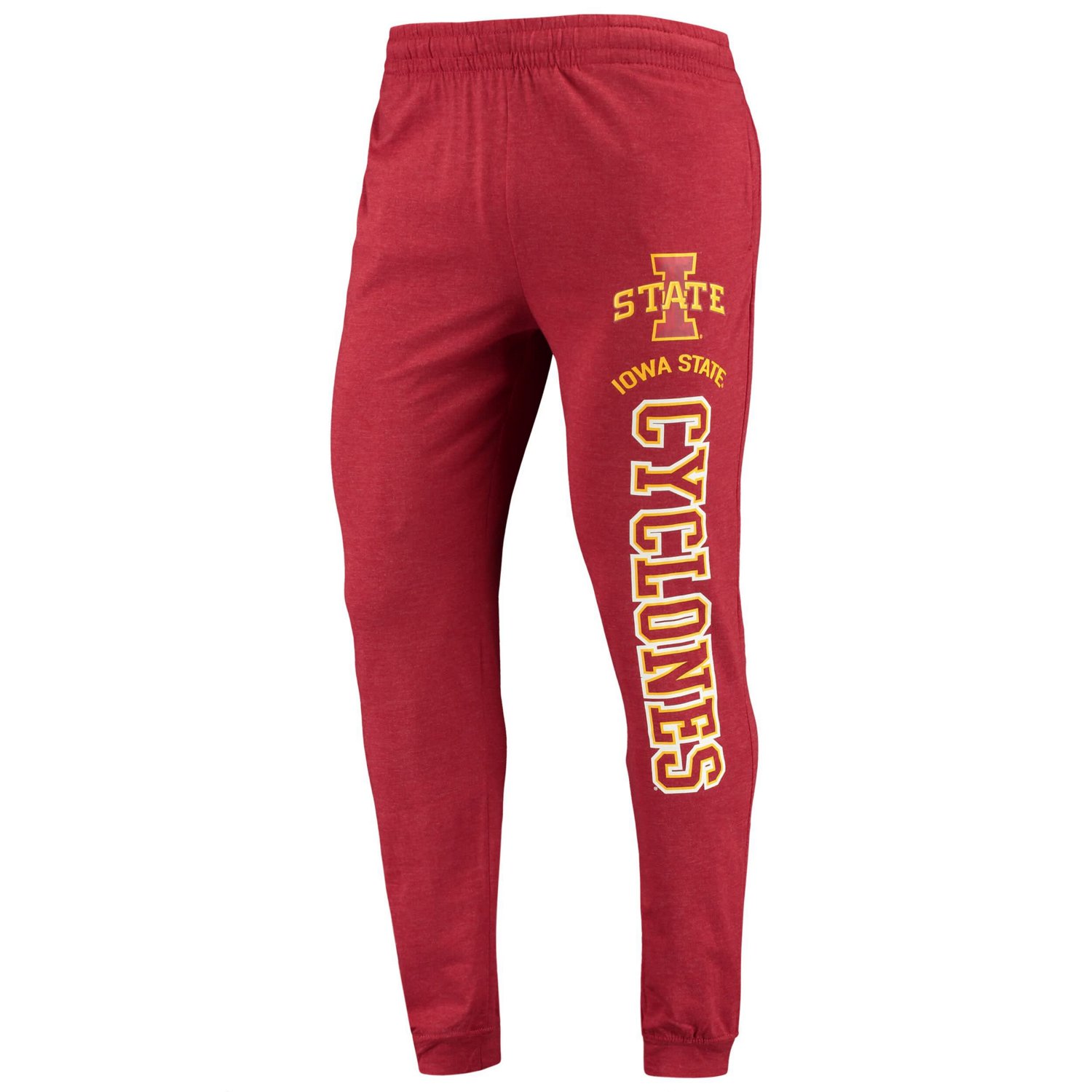 Concepts Sport Heather Charcoal Iowa State Cyclones Meter Long Sleeve Hoodie Top  Jogger Pajama Set - view number 4